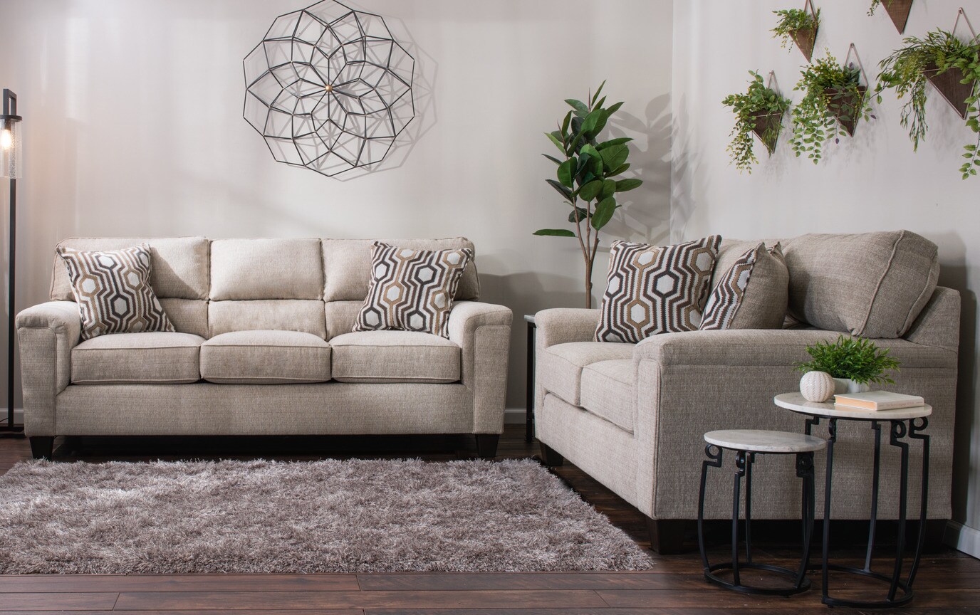 Bobs Furniture Sofas And Loveseats | Baci Living Room