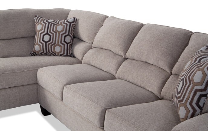 Sectionals Bob S Furniture Calvin 2 Piece Right Arm Facing Sectional