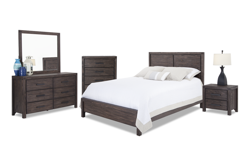bob's furniture austin bedroom set