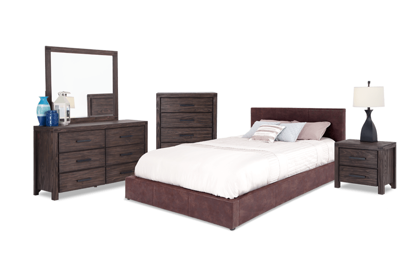 austin upholstered bedroom set