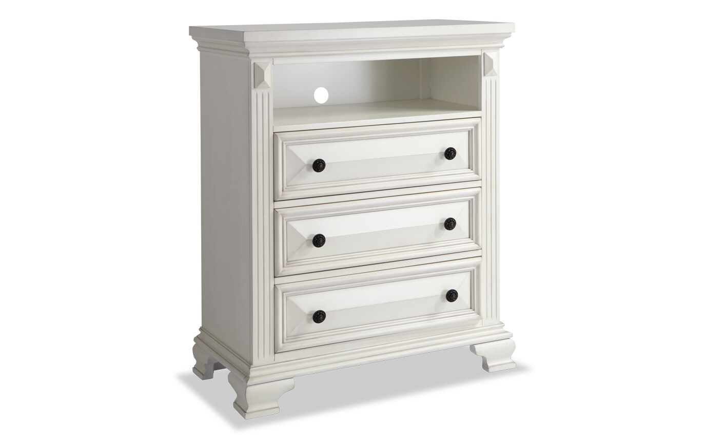 Palisades White Tv Chest