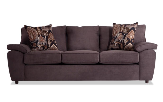 Everyday Low Price Clearance Furniture Outlet Bob S Tristan Charcoal Sofa