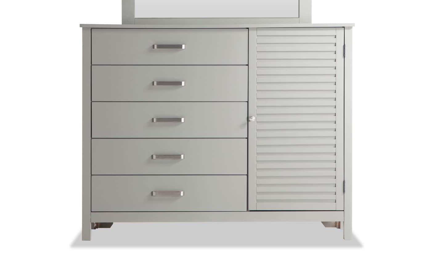 Dalton Full Gray Storage Bedroom Set | Bobs.com