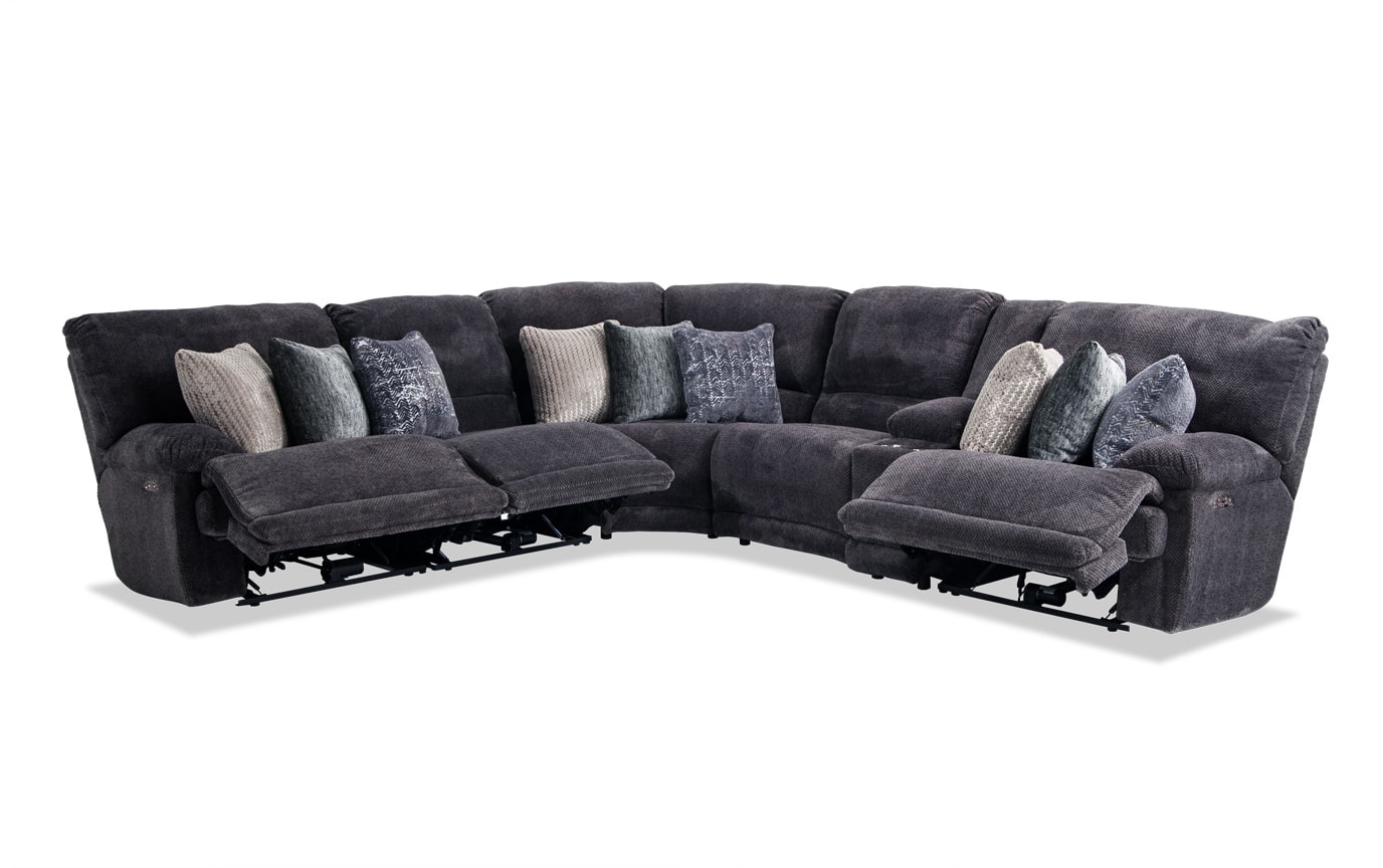 Alpine 6 Piece Power Reclining Sectional