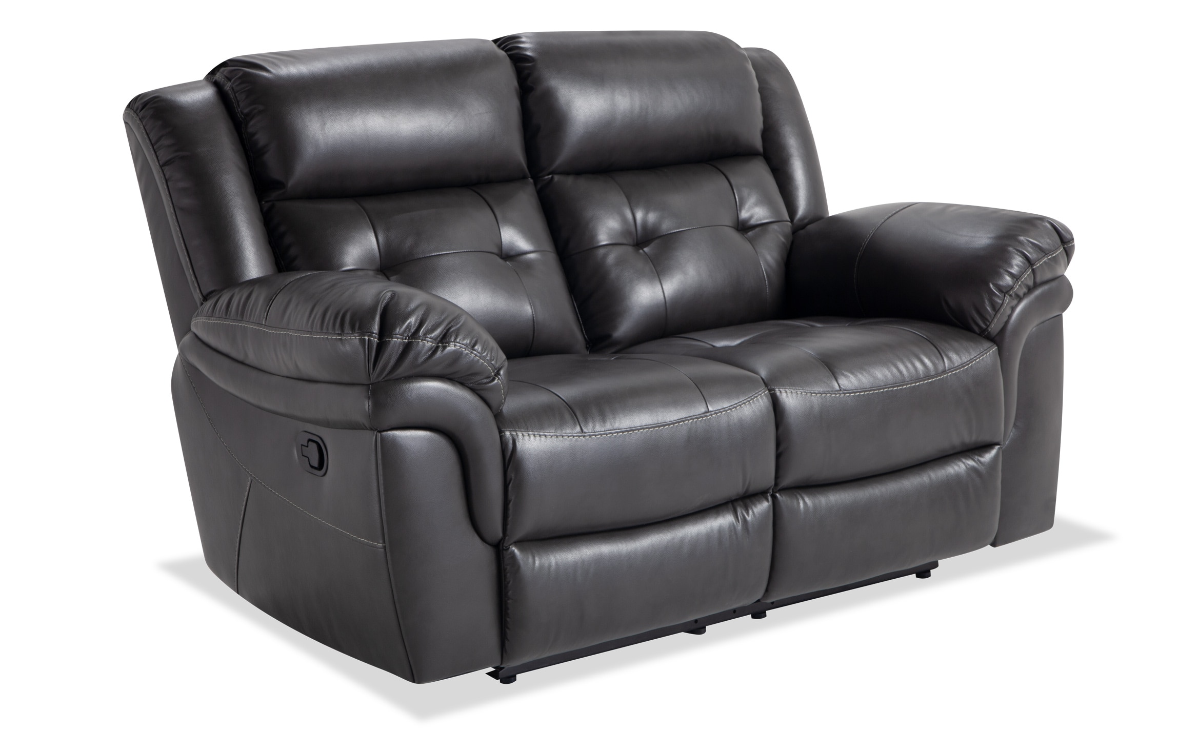 Navigator Gray Manual Reclining Loveseat