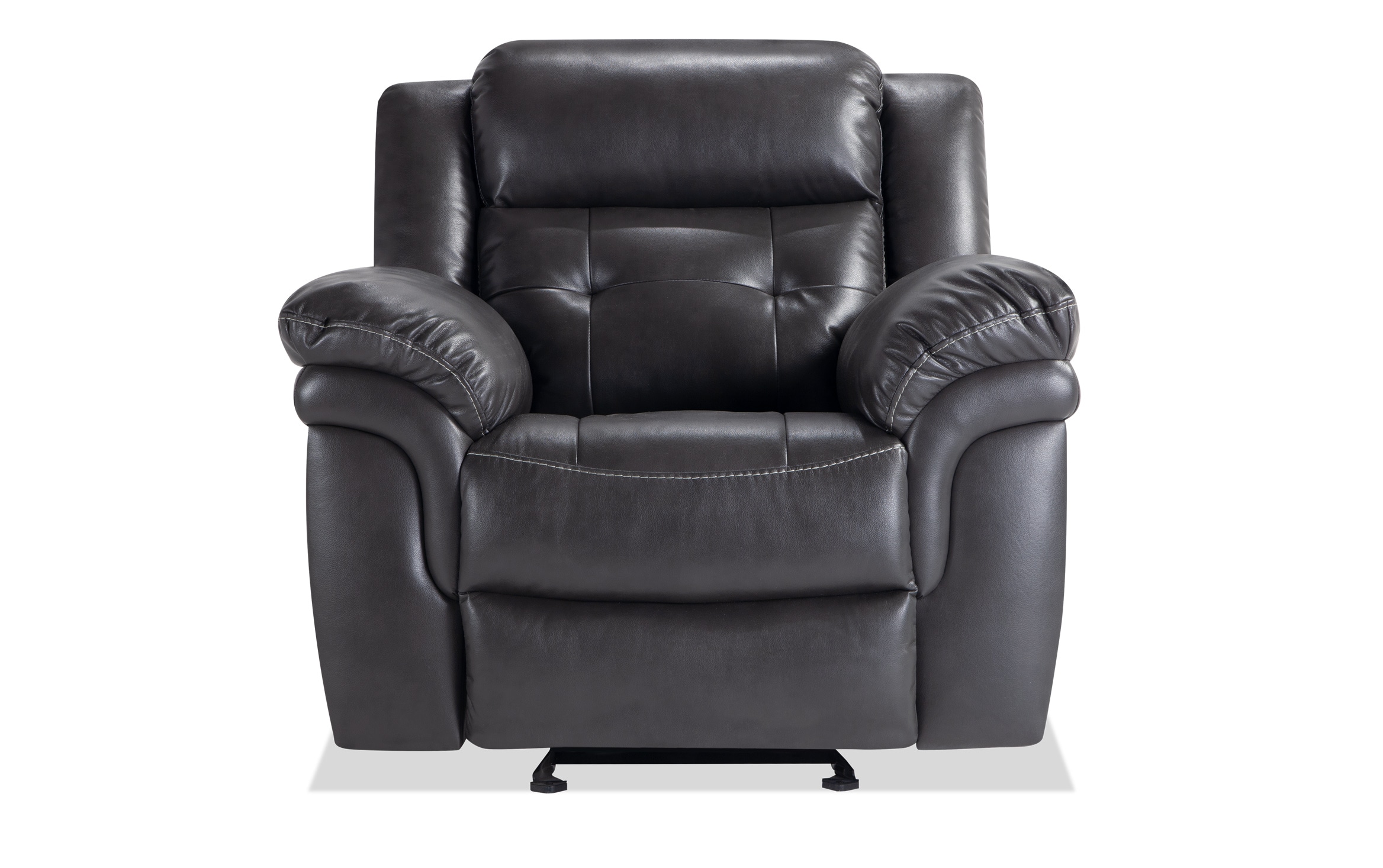 grey manual recliner