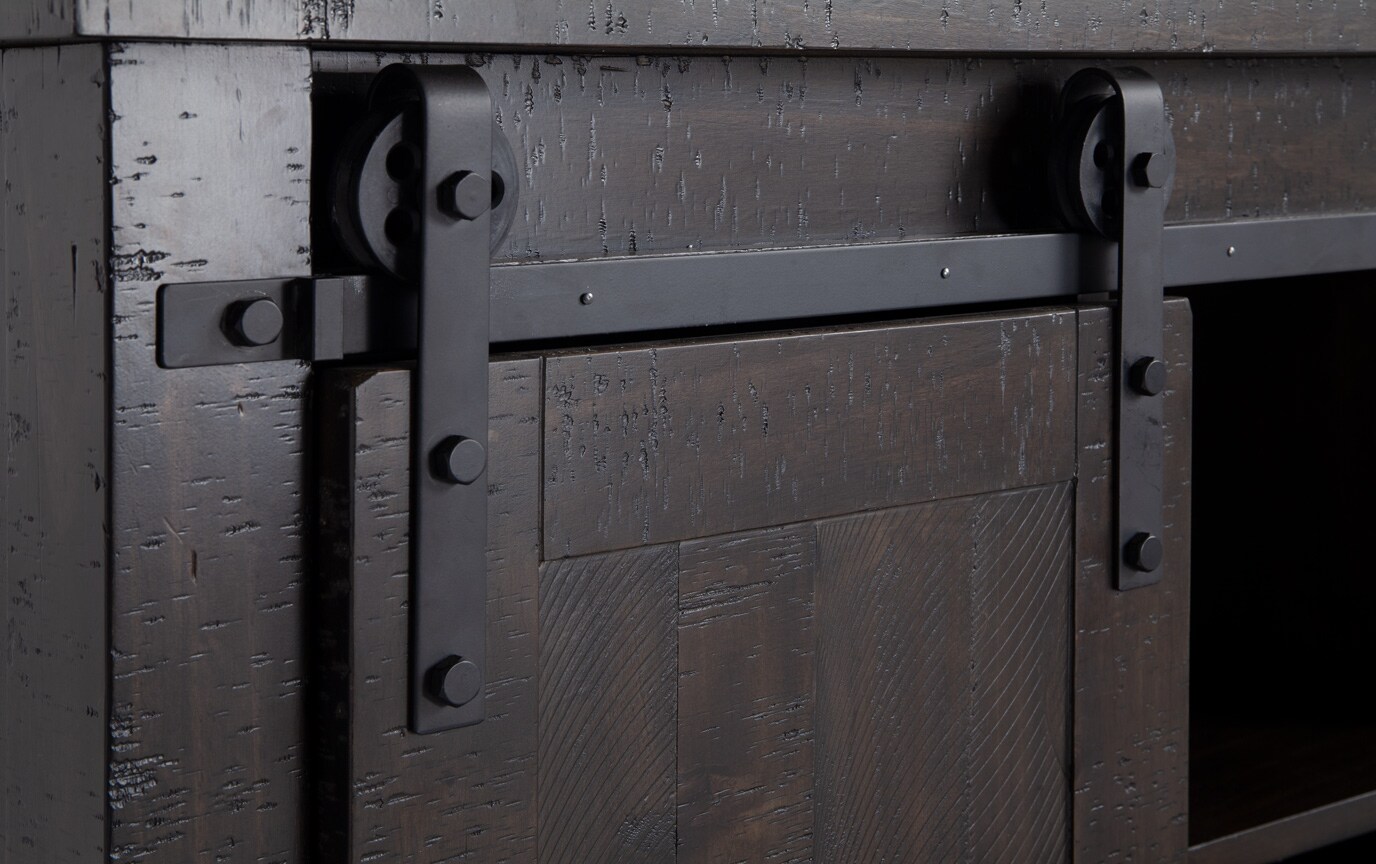 Montana Queen Brown Bookcase Storage Bed