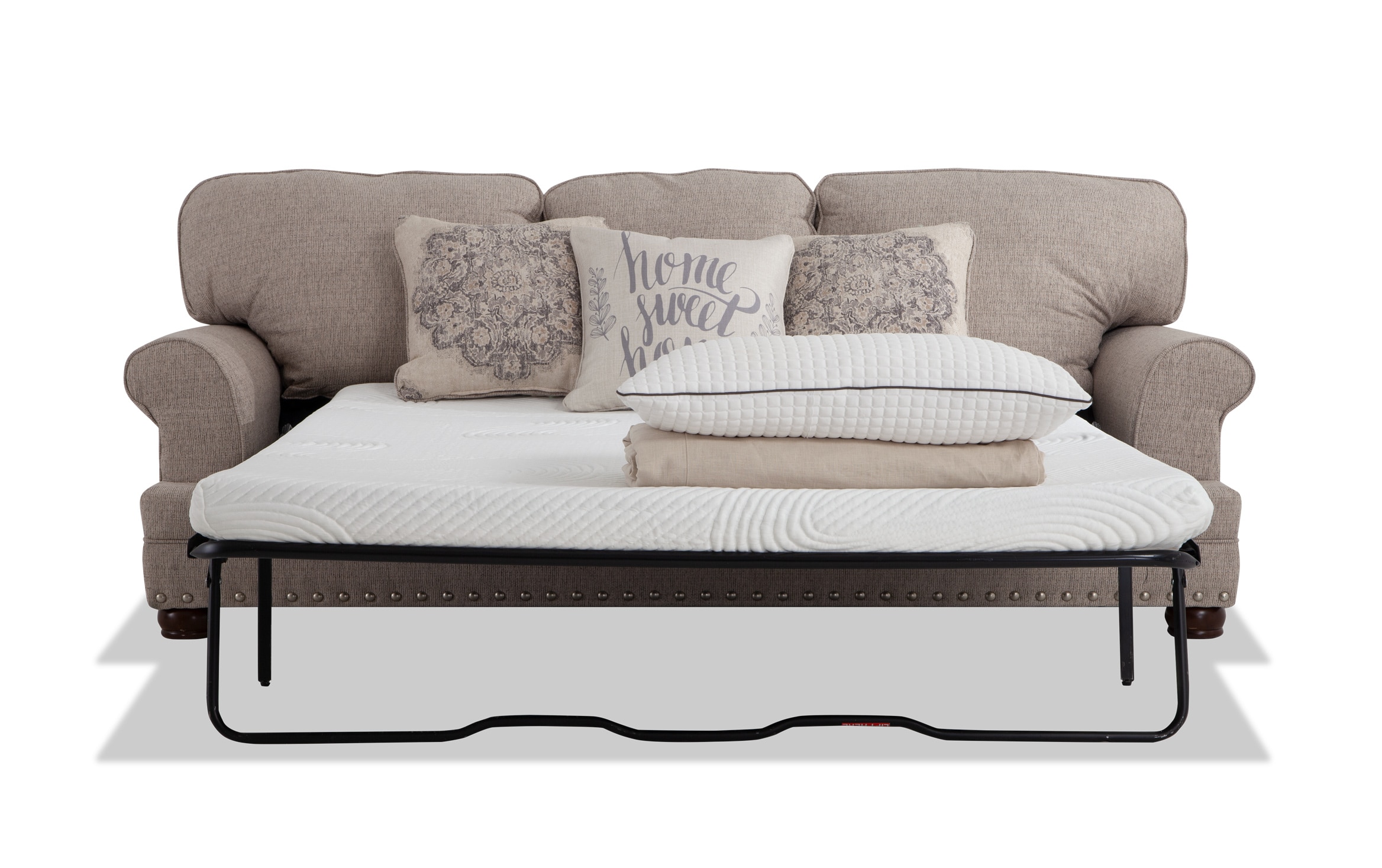 sew Lick spend Charleston Bob-O-Pedic Queen Sleeper Sofa | Bob's Discount Furniture