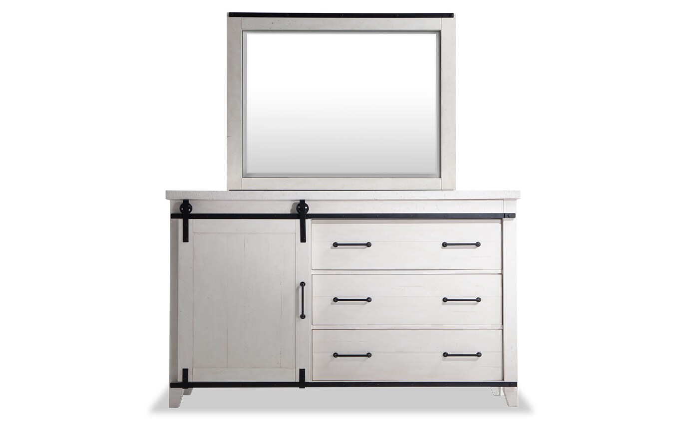 Montana Queen White Storage Bedroom Set | Bobs.com