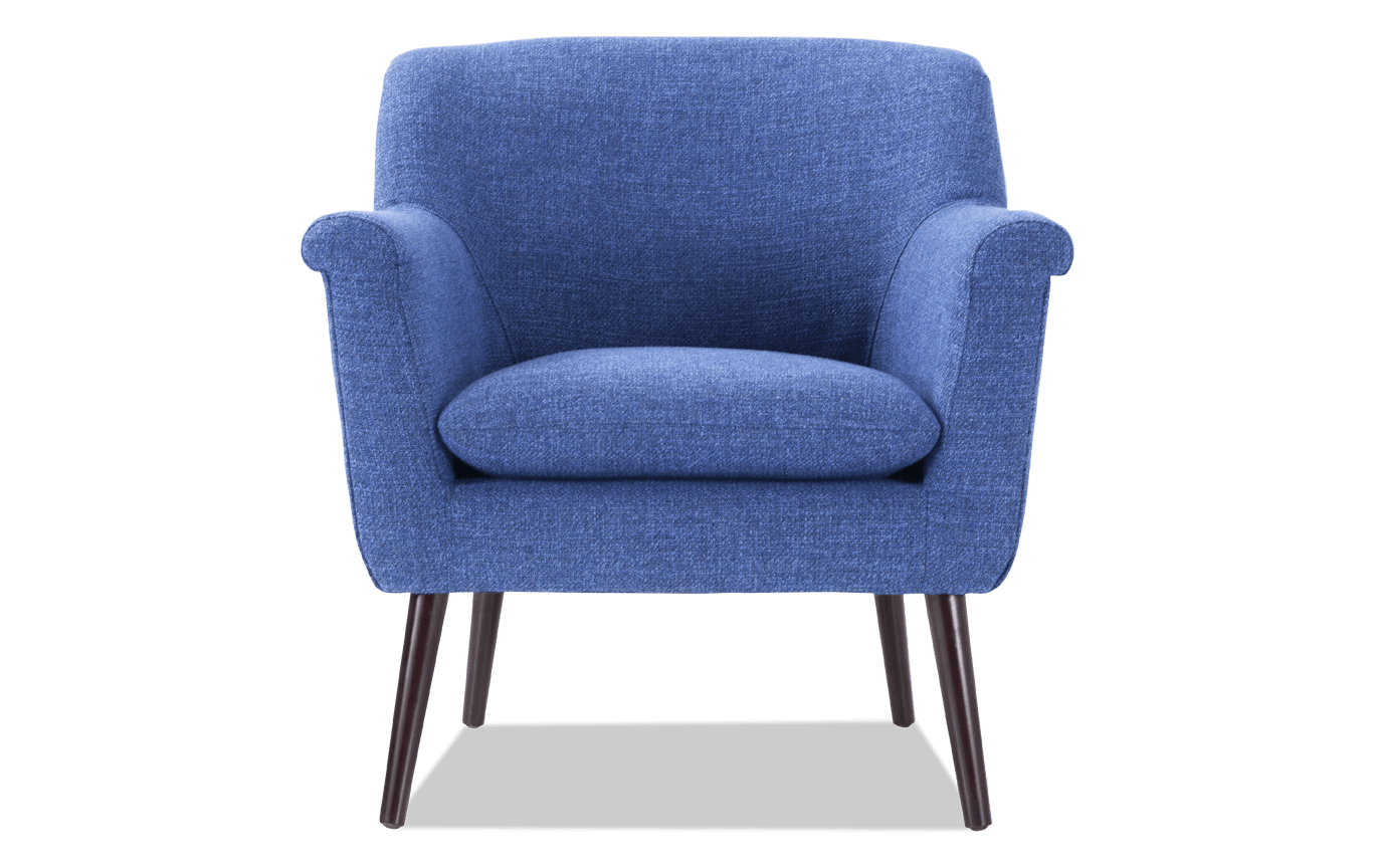 reece royal blue accent chair