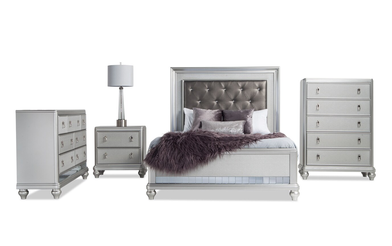Diva Ii Bedroom Set Bobs Com Gallery Slider Image 2