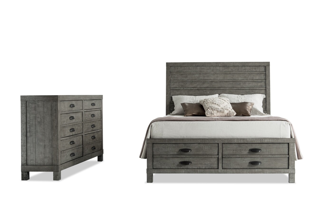 Townsend Storage Bedroom Set Bobs Com Gallery Slider Image 1