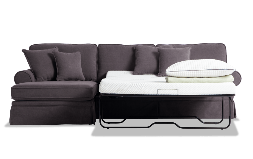 Katie 2 Piece BobOPedic Gel Right Arm Facing Sleeper Sectional