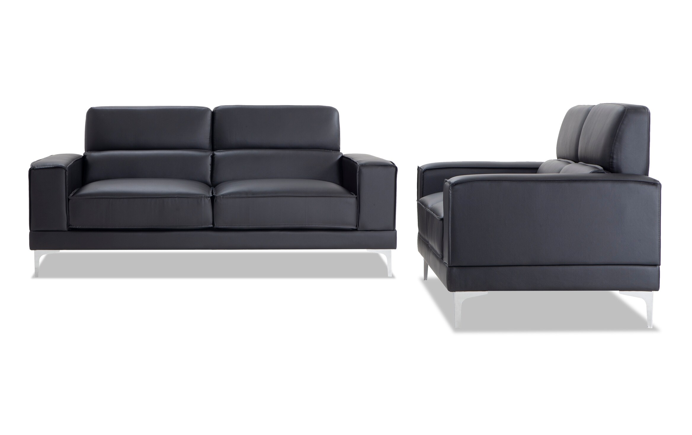 Galactic Black Sofa Loveseat Outlet Bobs Galactic Black Sofa Loveseat Outlet