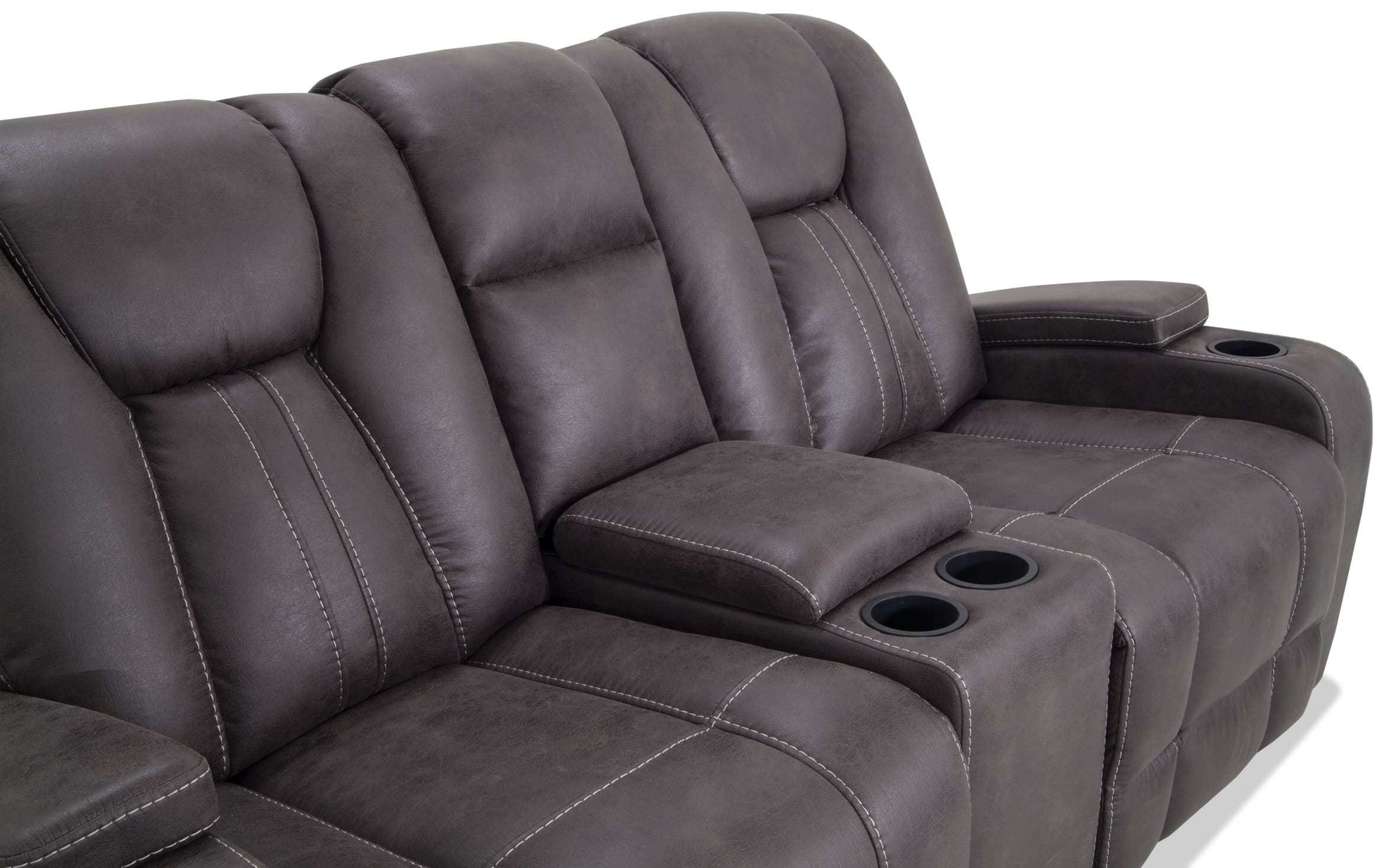stonehill gliding console loveseat
