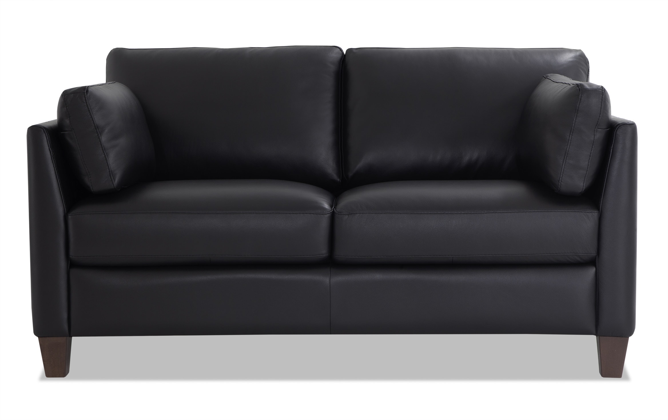 Antonio Black Leather Sofa Loveseat Chair Bobs Black Leather Sofa Loveseat Chair