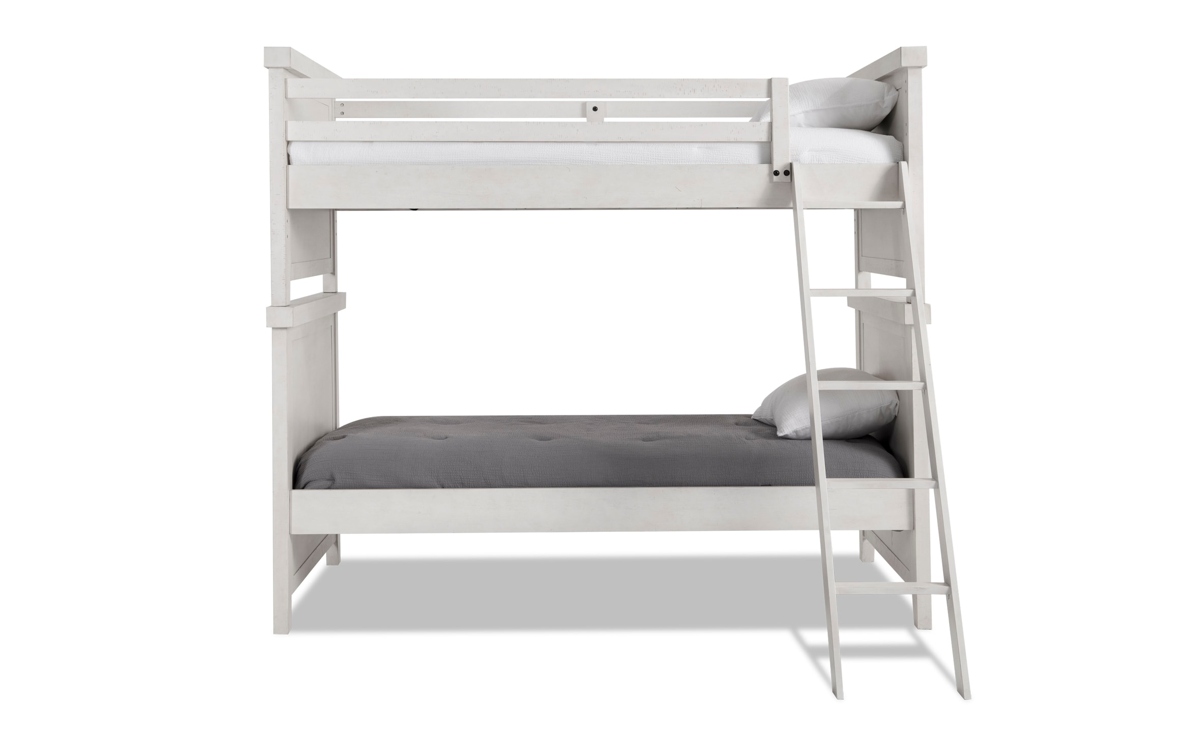 Montana Youth Twin White Bunk Bed Bob, 30 Wide Bunk Bed