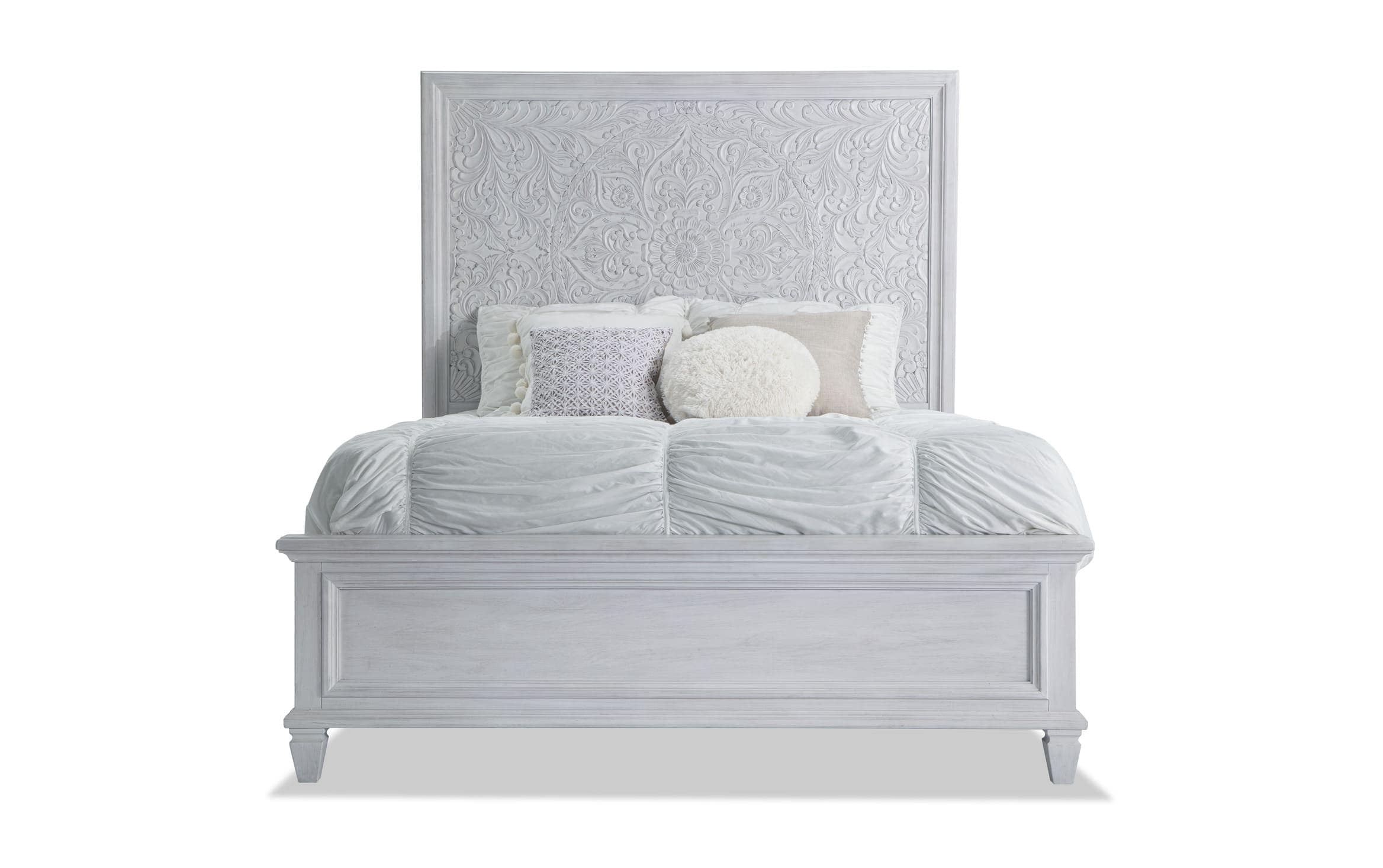 Boho Queen Bed Bob S Furniture, Boho Twin Bed Headboard