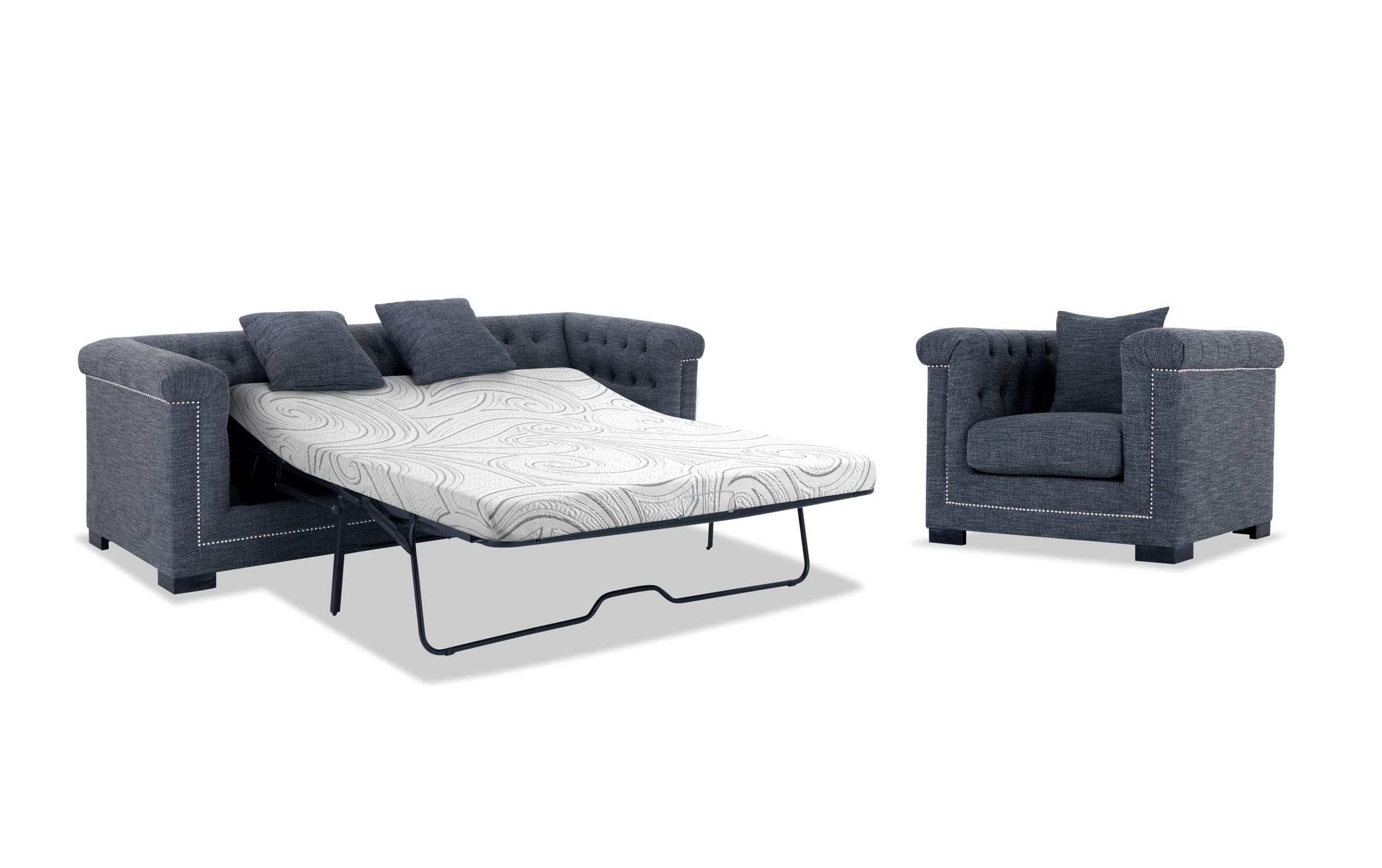 Melrose Bob O Pedic Cooling Queen Sleeper Sofa Chair Bobs Bob O Pedic Cooling Queen Sleeper Sofa