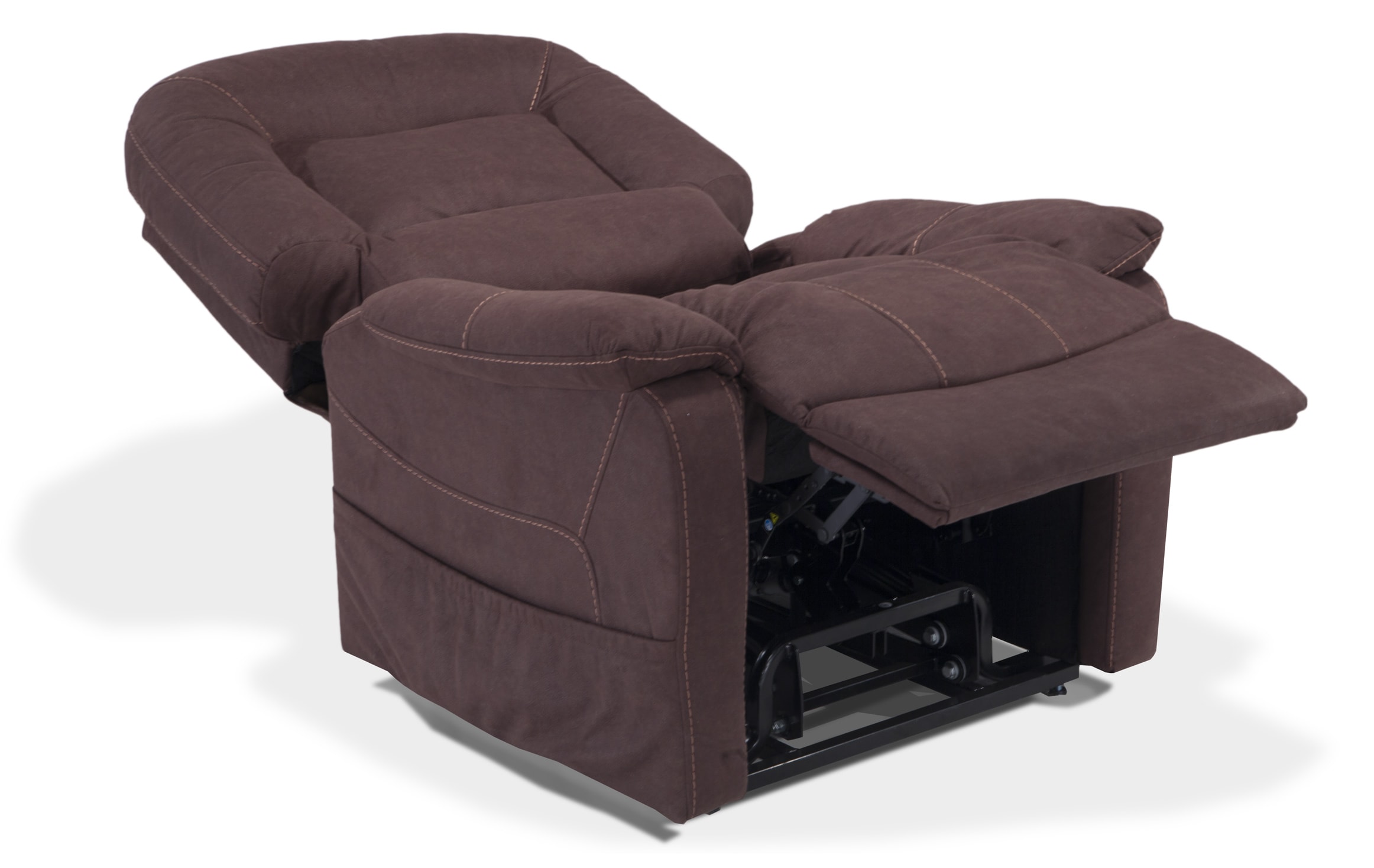 reclining chair with laptop holder