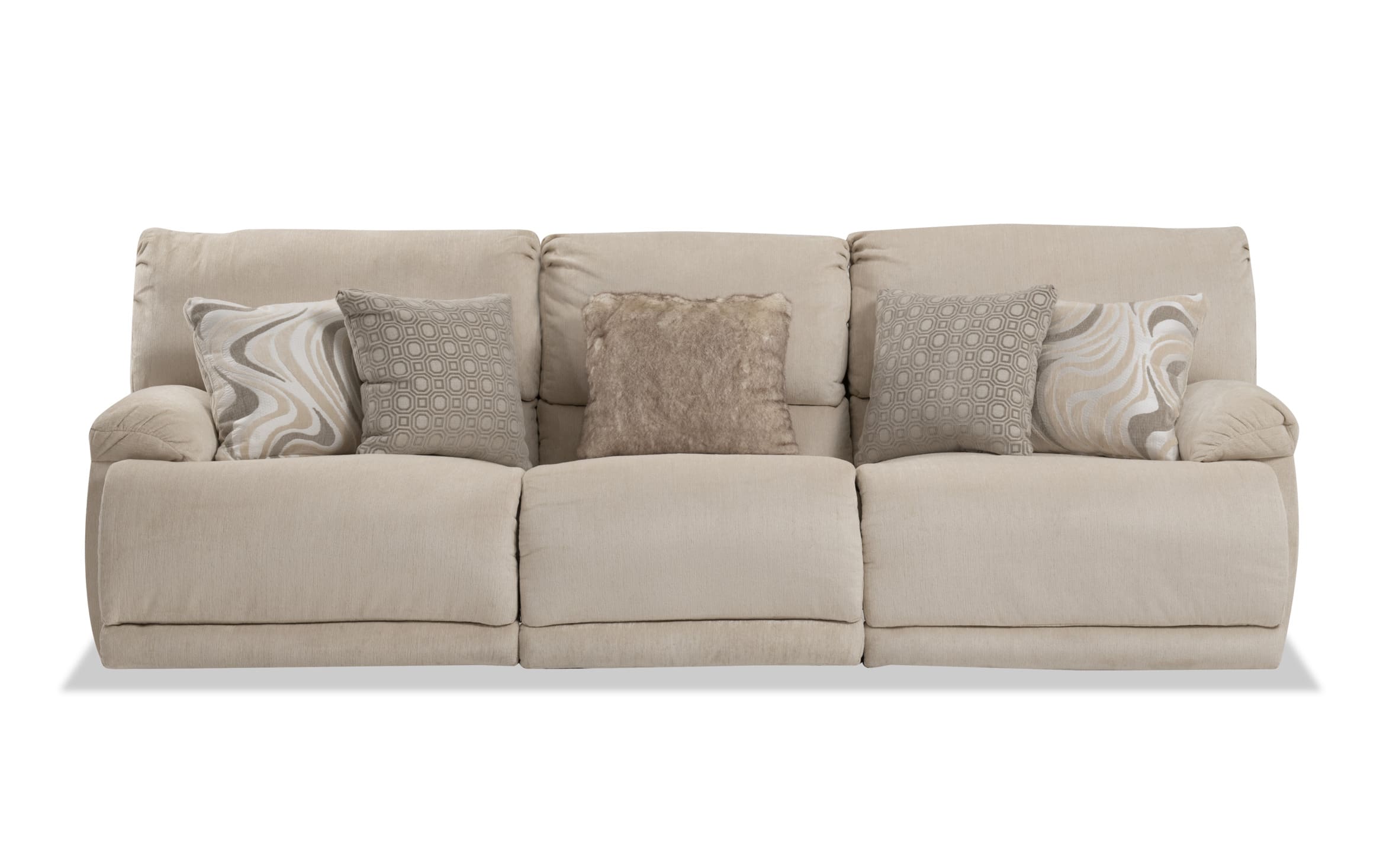 triple power reclining sofa