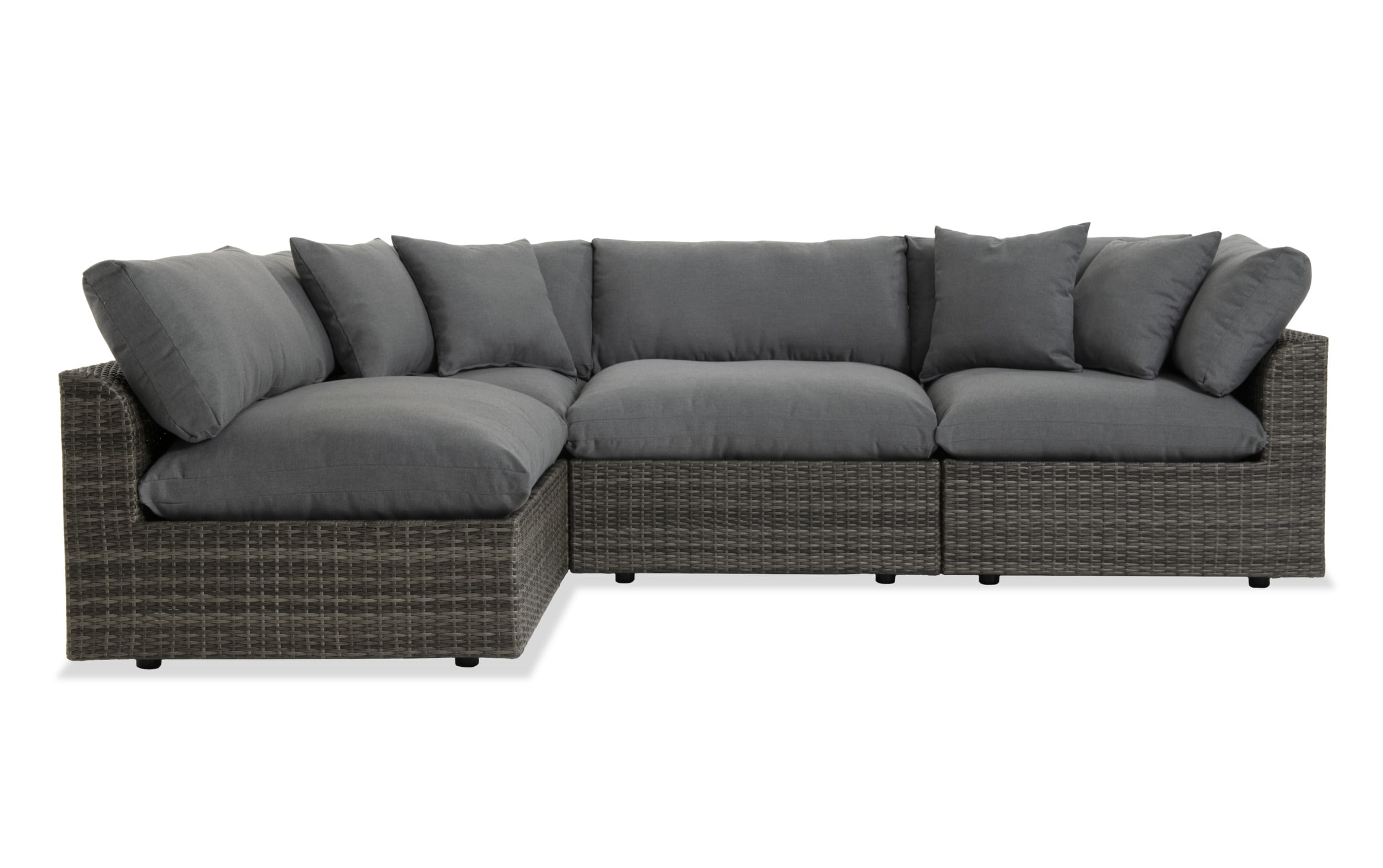 Dream 4 Piece Outdoor Sectional With Cover Bob S Discount Furniture