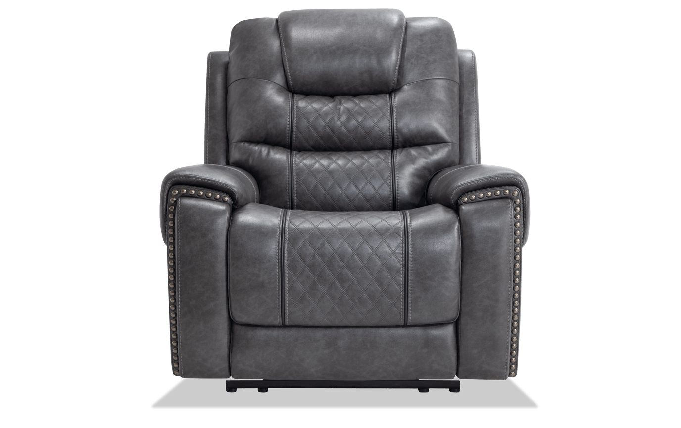 magnus charcoal power reclining sofa