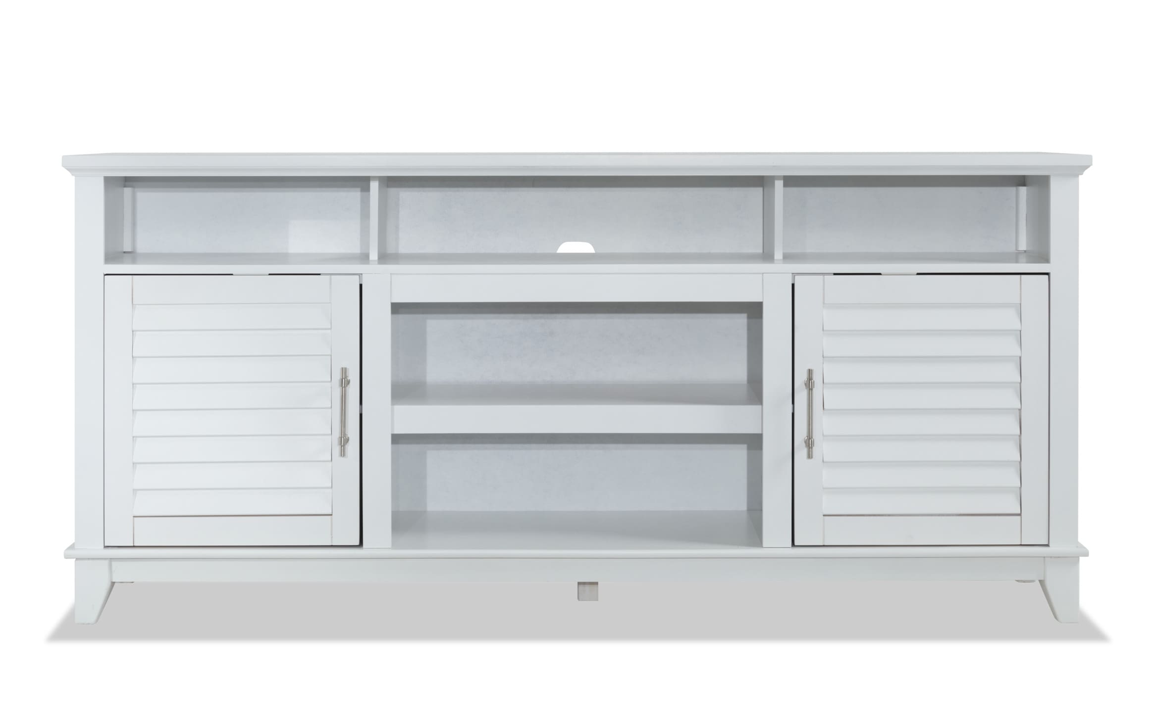 Nantucket White 72'' TV Console | Outlet | Bob's Discount Furniture
