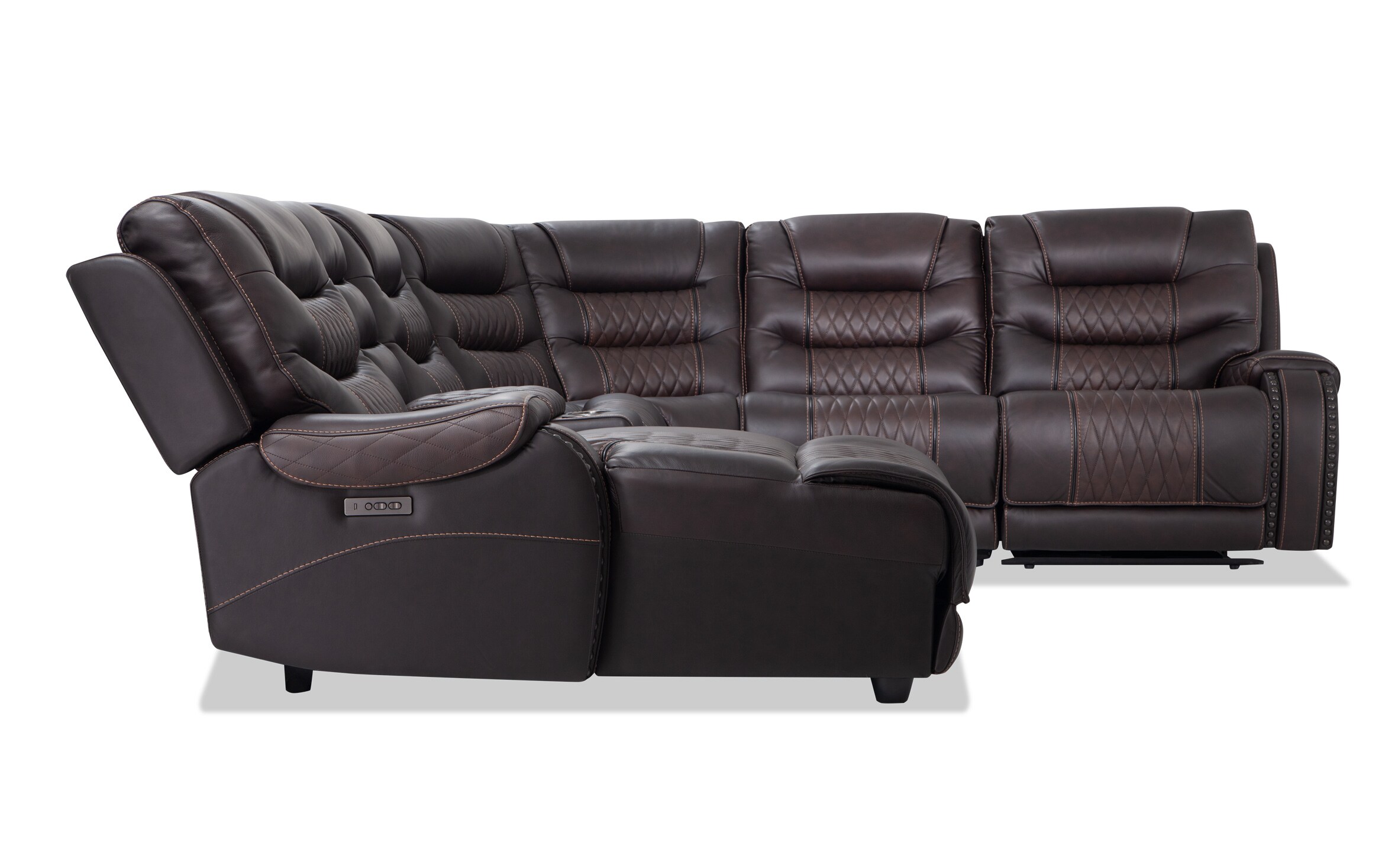 walker espresso power reclining sofa