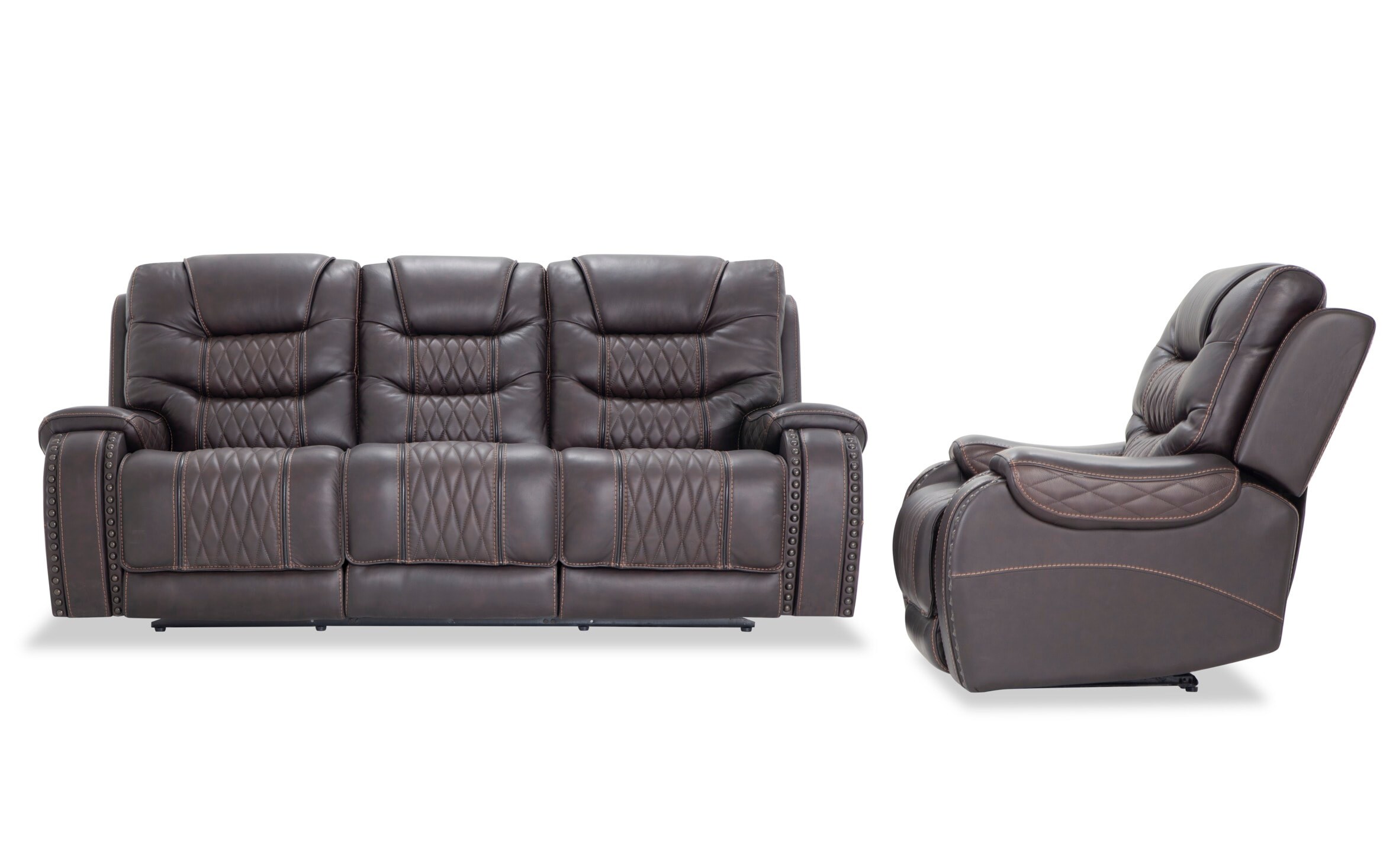 ballard leather recliner