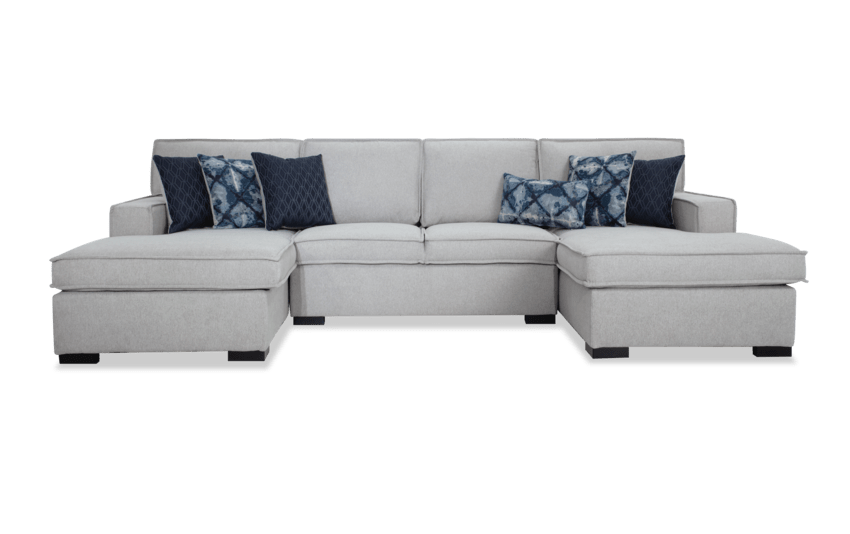 Playscape gray 4 piece clearance left arm facing sectional