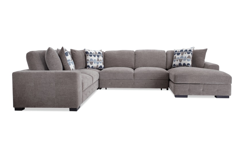 Playscape gray 4 piece 2024 left arm facing sectional