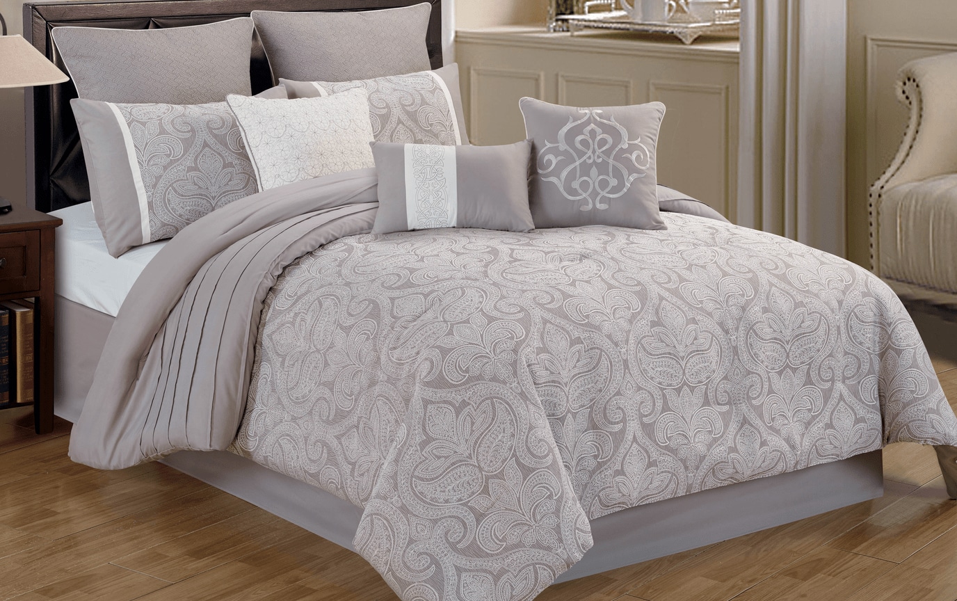 Hollis Queen 12 Piece Comforter Set Bobs Com