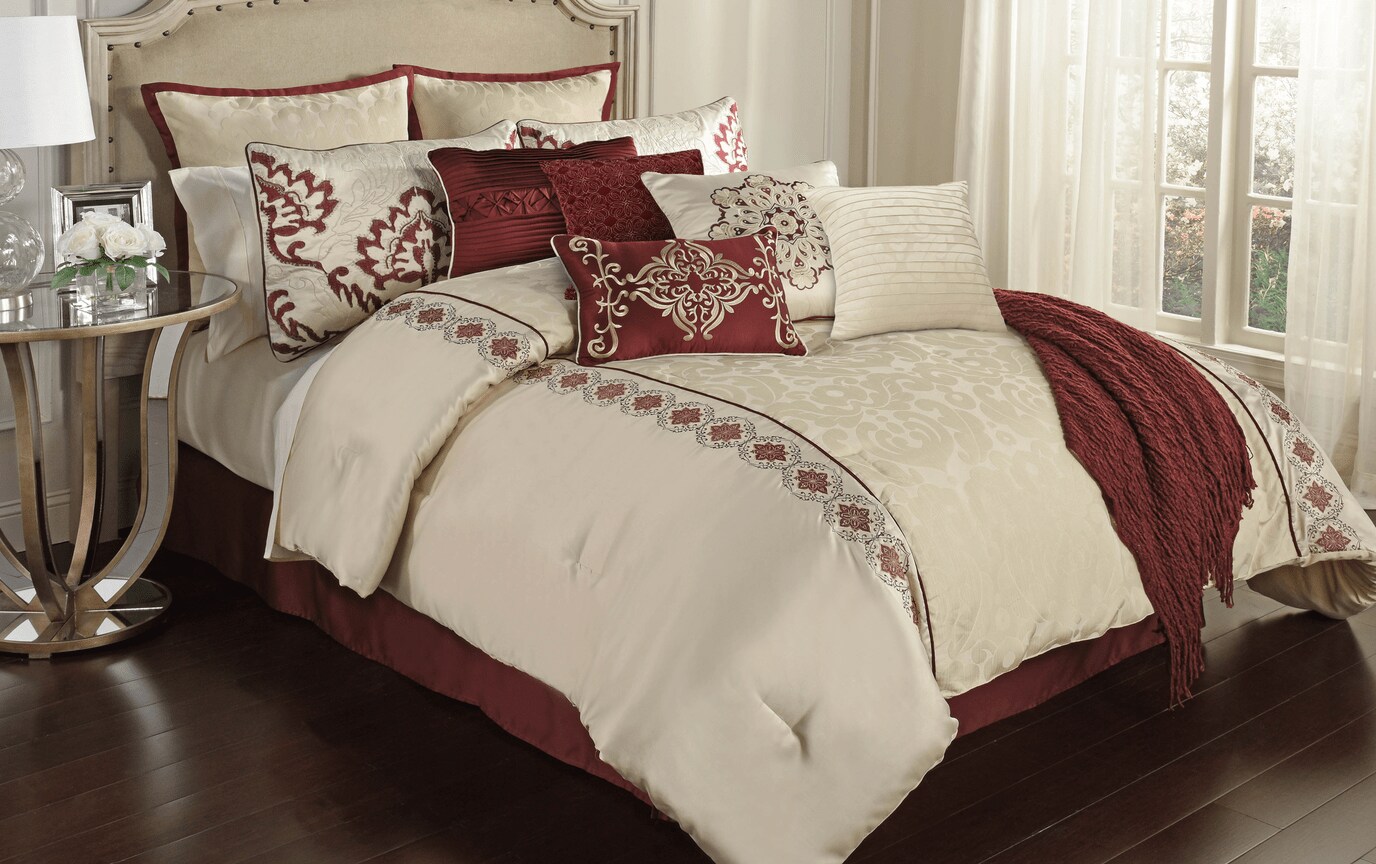 Amari Queen 12 Piece Comforter Set Bobs Com