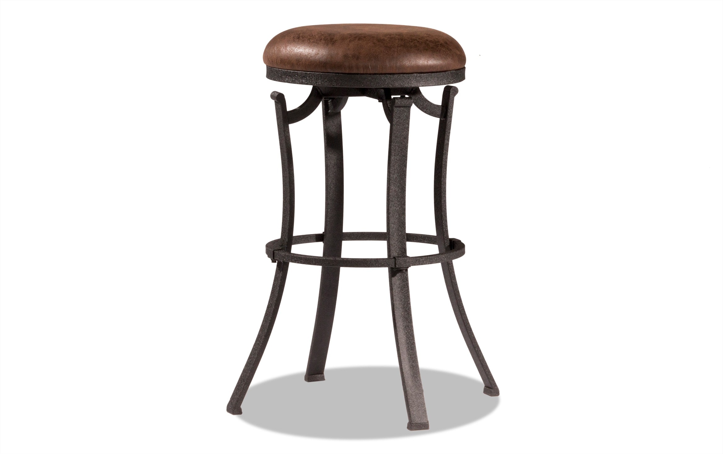 Kaden Black Backless Swivel Bar Stool Bobs Discount Furniture