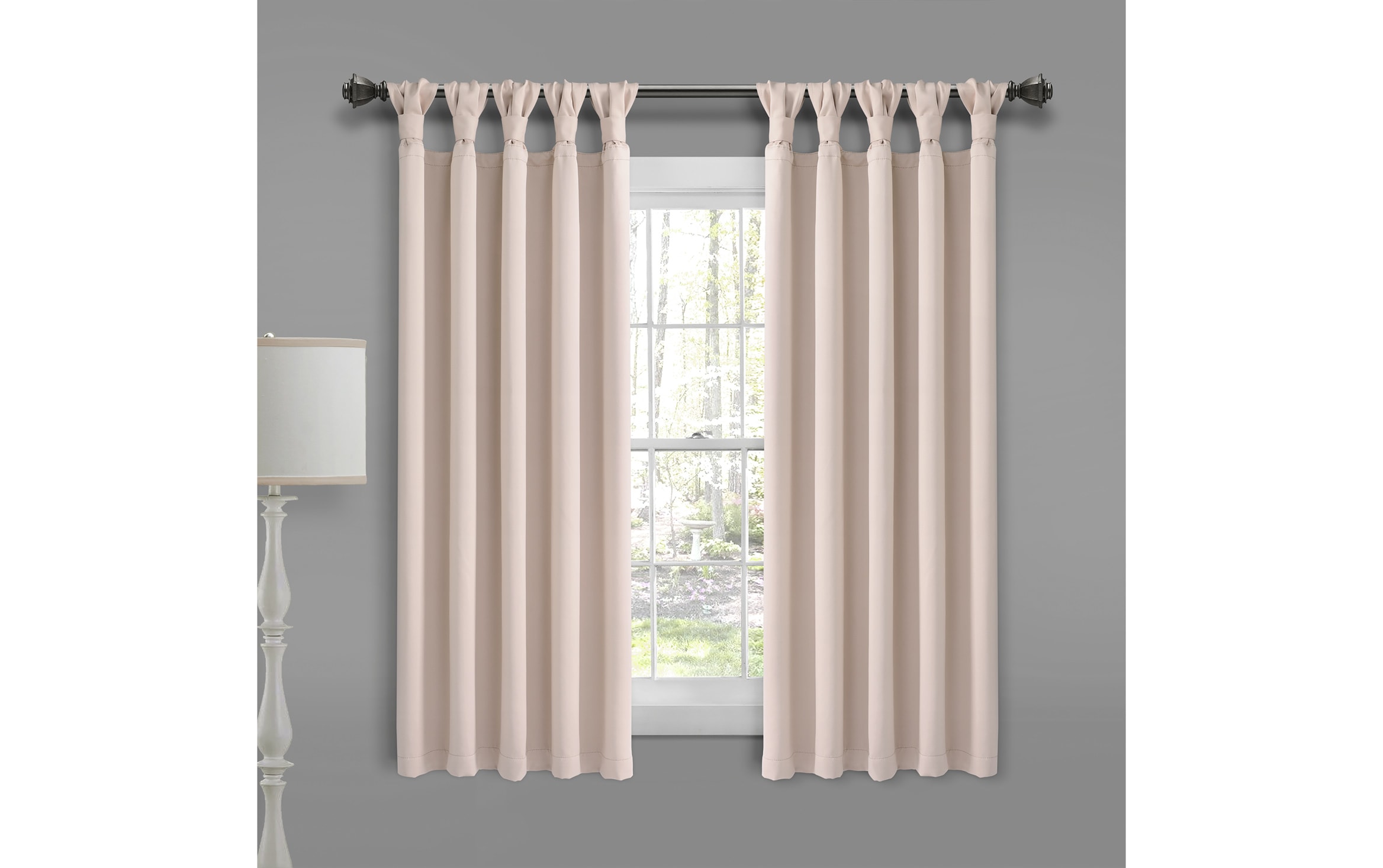 Set Of 2 Era 52 X 63 Pink Curtain Panels Bobs Discount Furniture