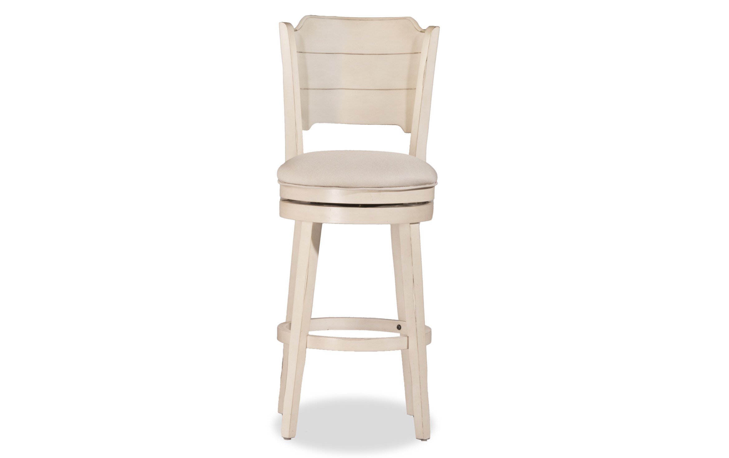 ivory swivel counter stool