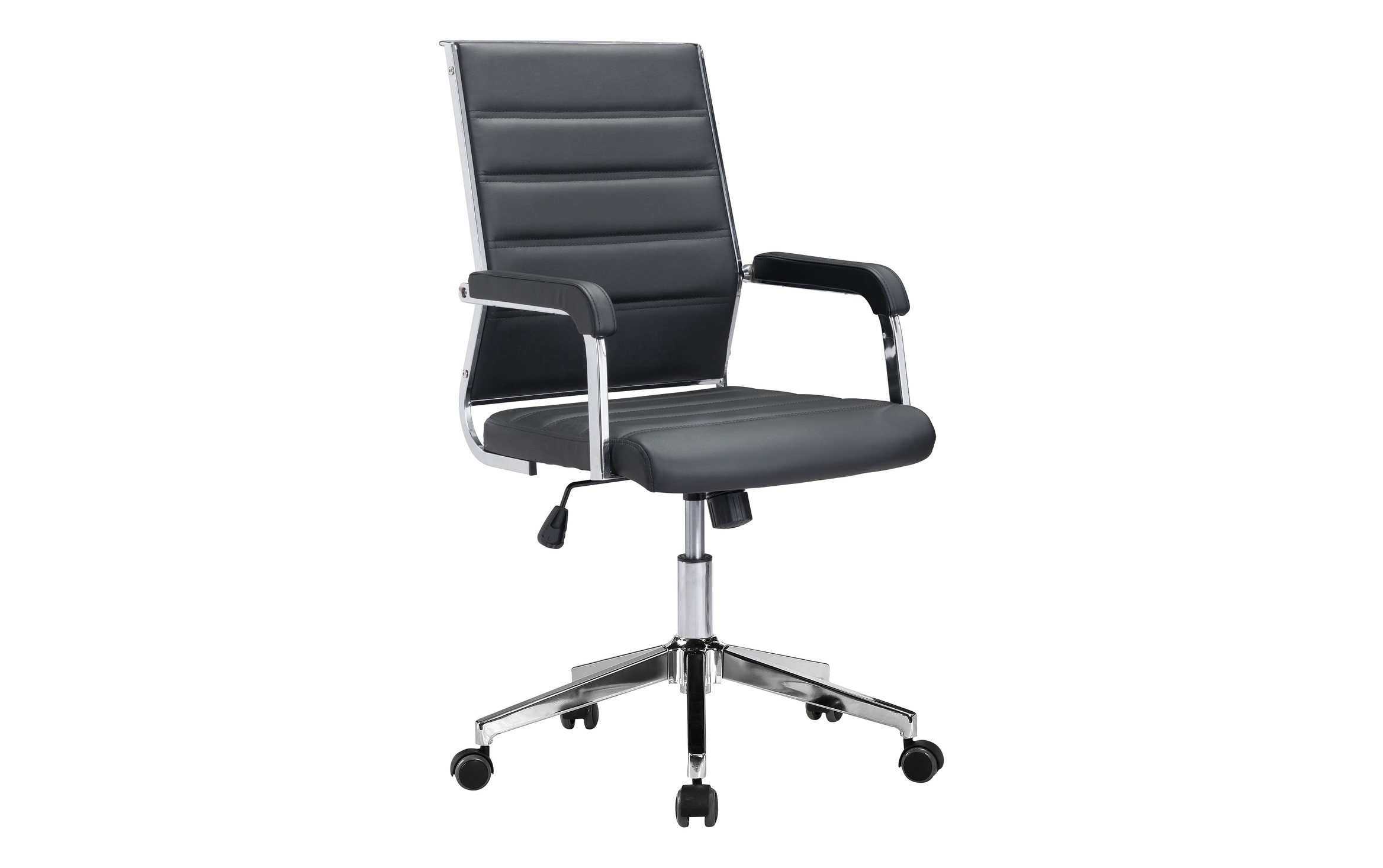 matt black office chair