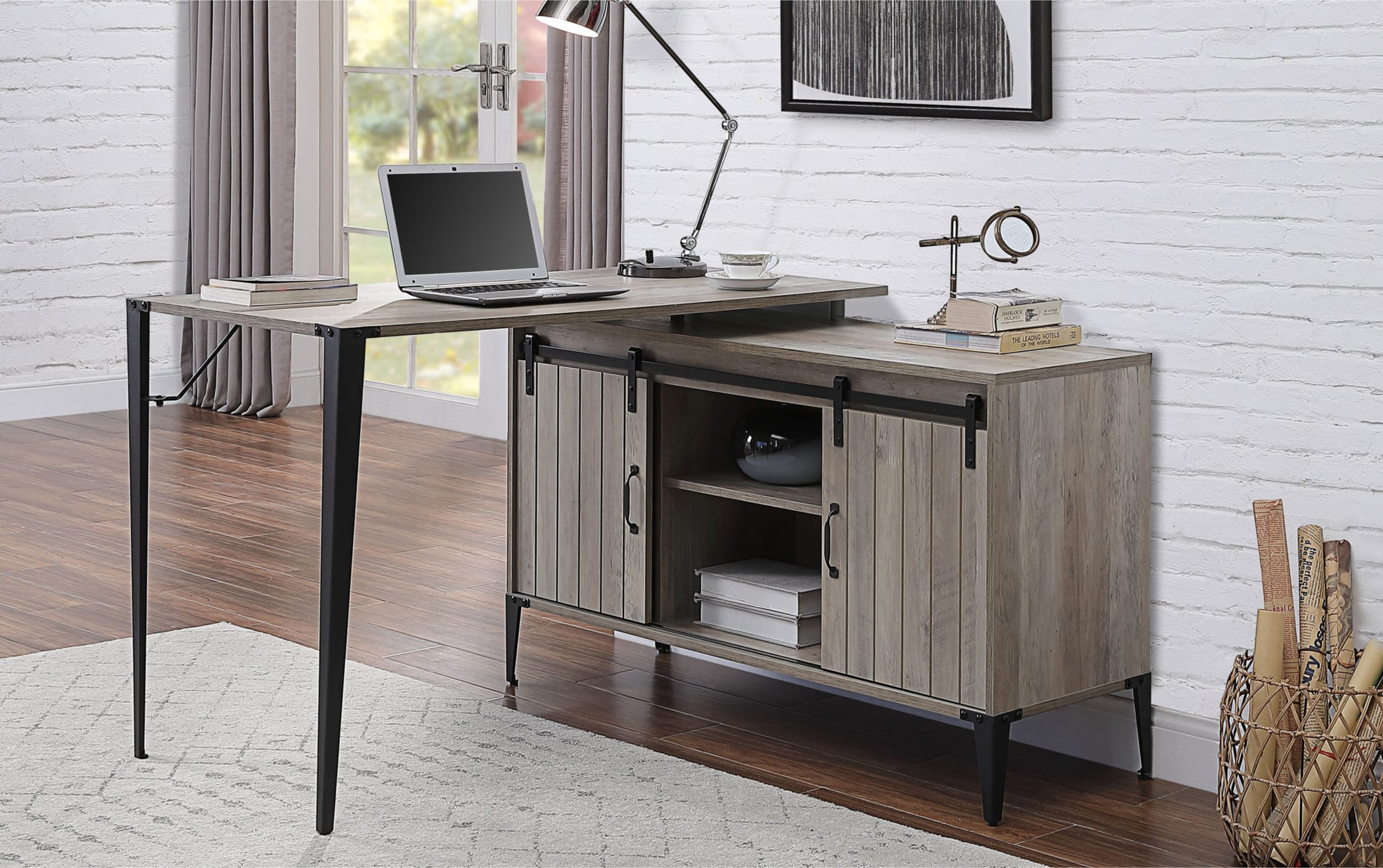 bobs furniture l shaped desk