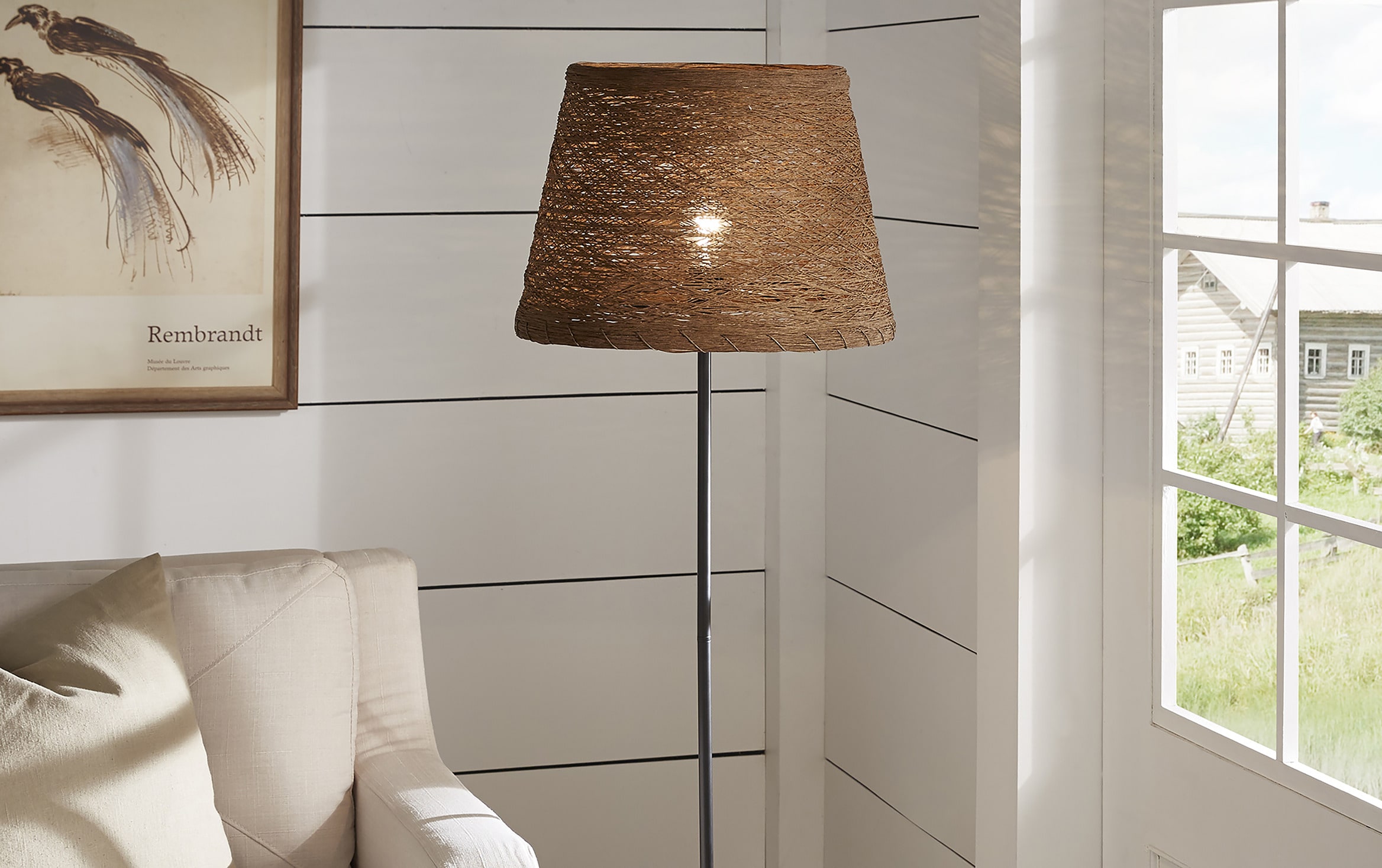 Porsha Black Floor Lamp | Bob's Discount Furniture