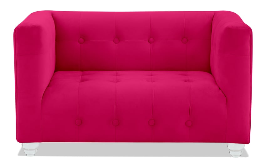 Sasha Pink Velvet Pet Bed  