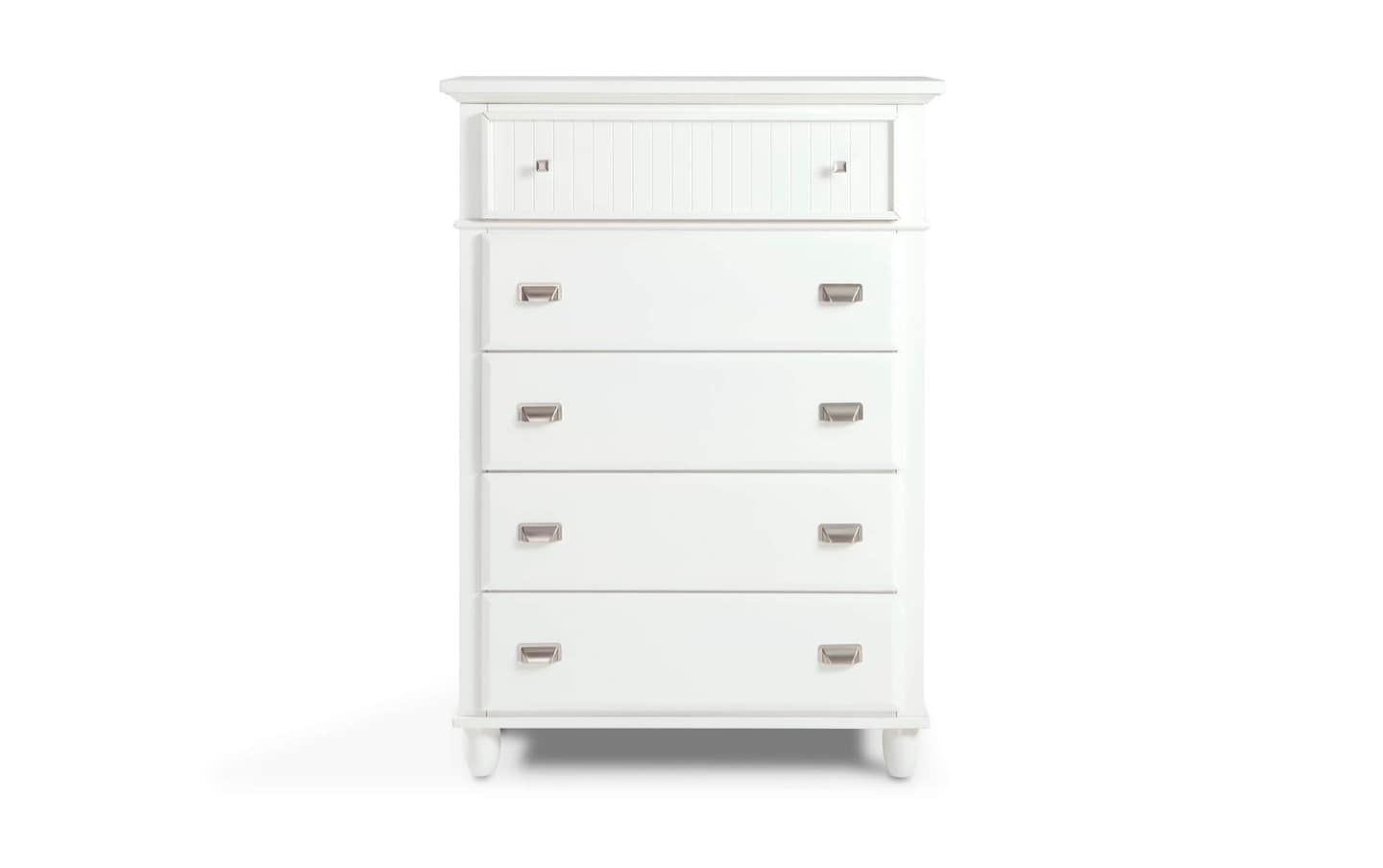 Spencer White 5 Drawer Lift Top Chest