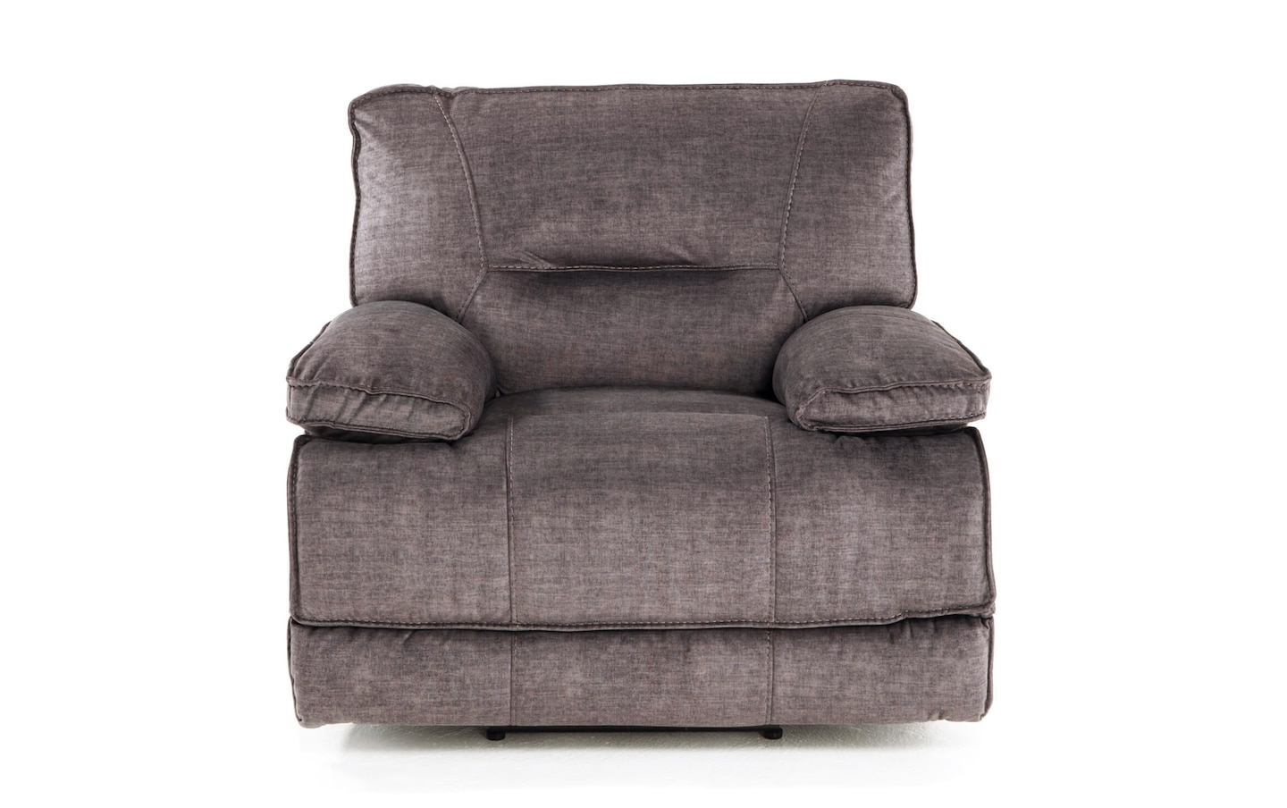 Pacifica Gray Power Recliner with USB Port