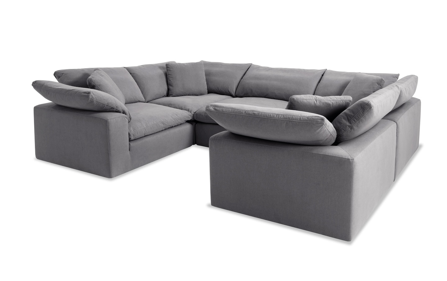 Dream Gray 131 5 Piece Modular Sectional