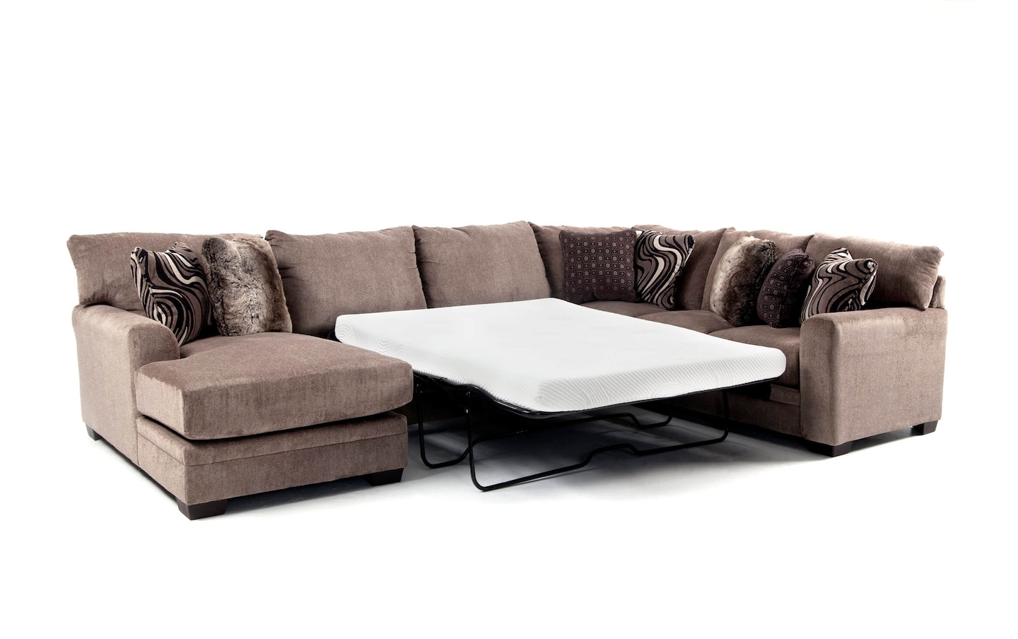 Queen Sleeper Sectional With Chaise