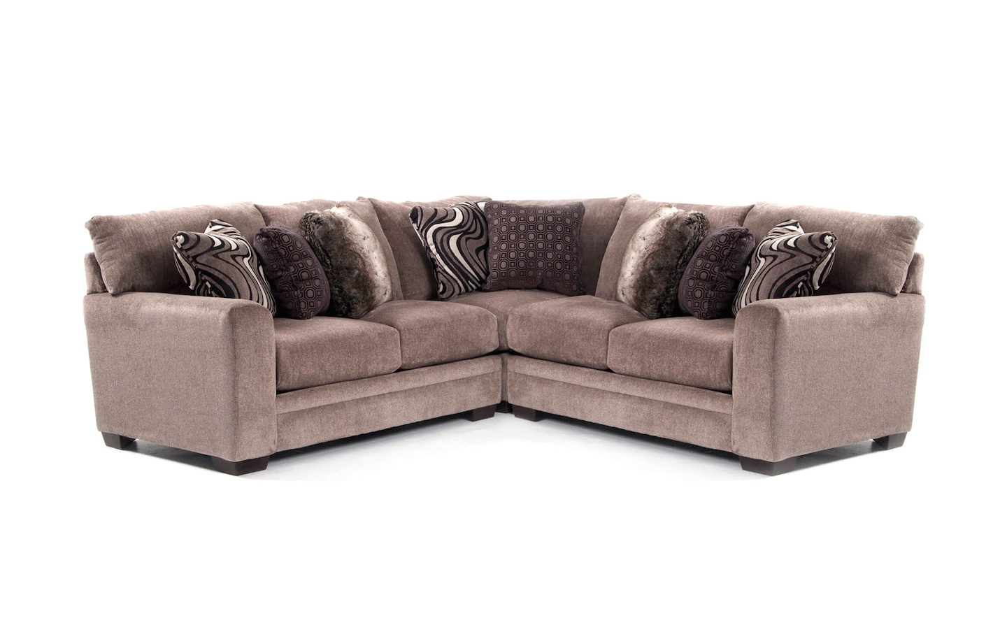 Luxe Gray 3 Piece Sectional Bob S