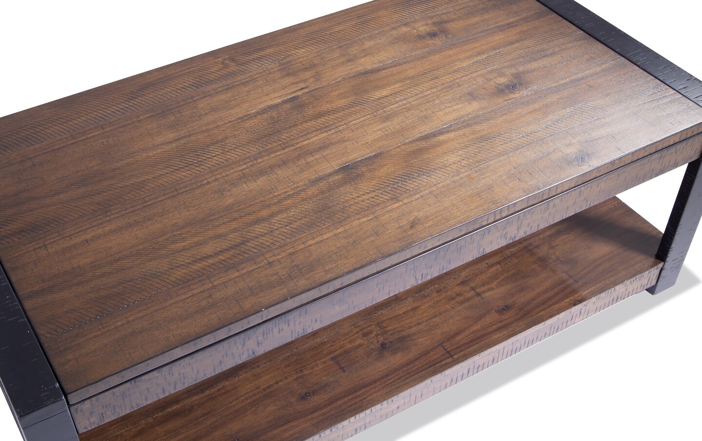 Carson Brown Lift Top Storage Coffee 2 End Table Set