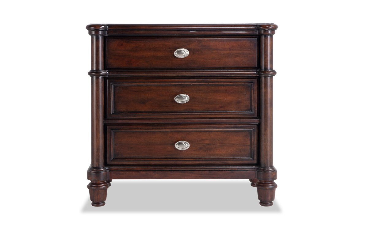 Hanover Brown Nightstand Bob's Discount Furniture & Mattress Store