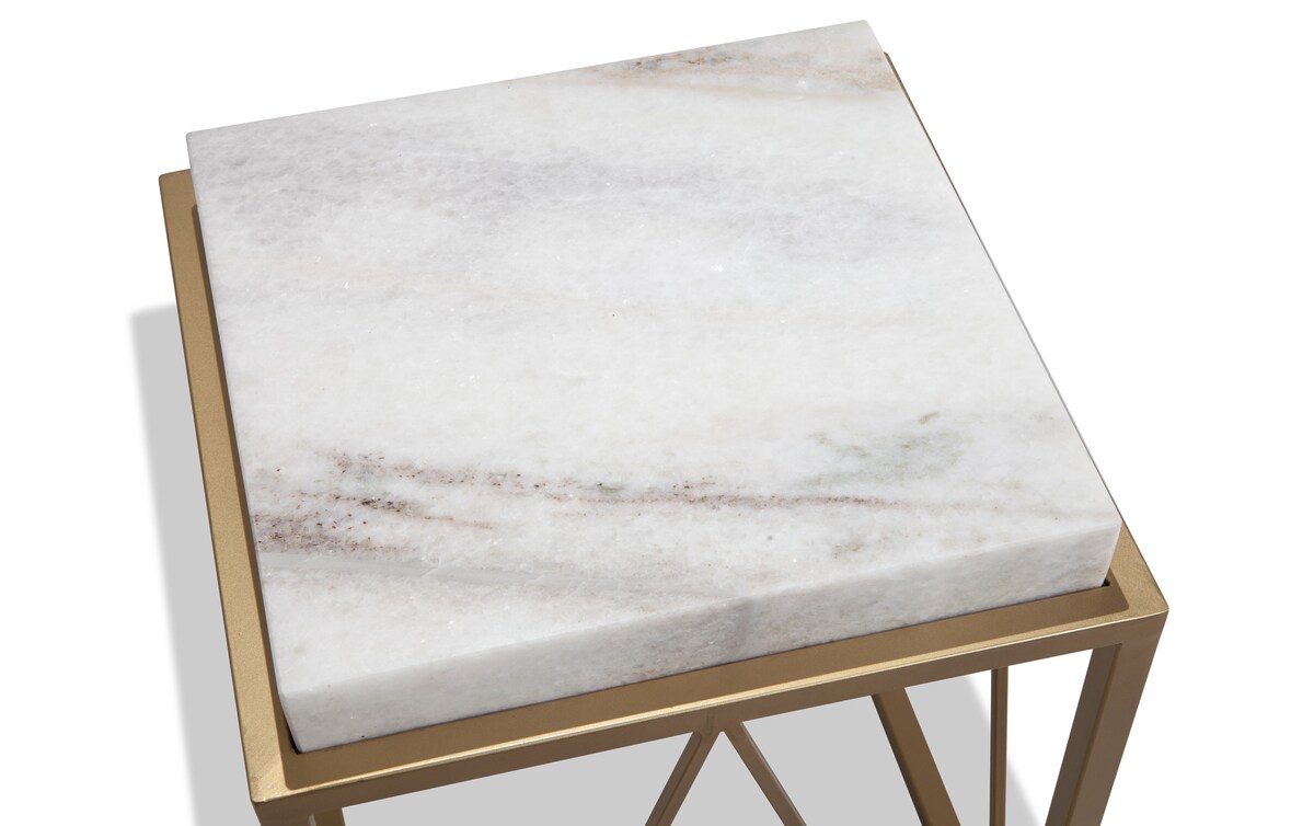 Marble Accent Table coffeetablesendtables