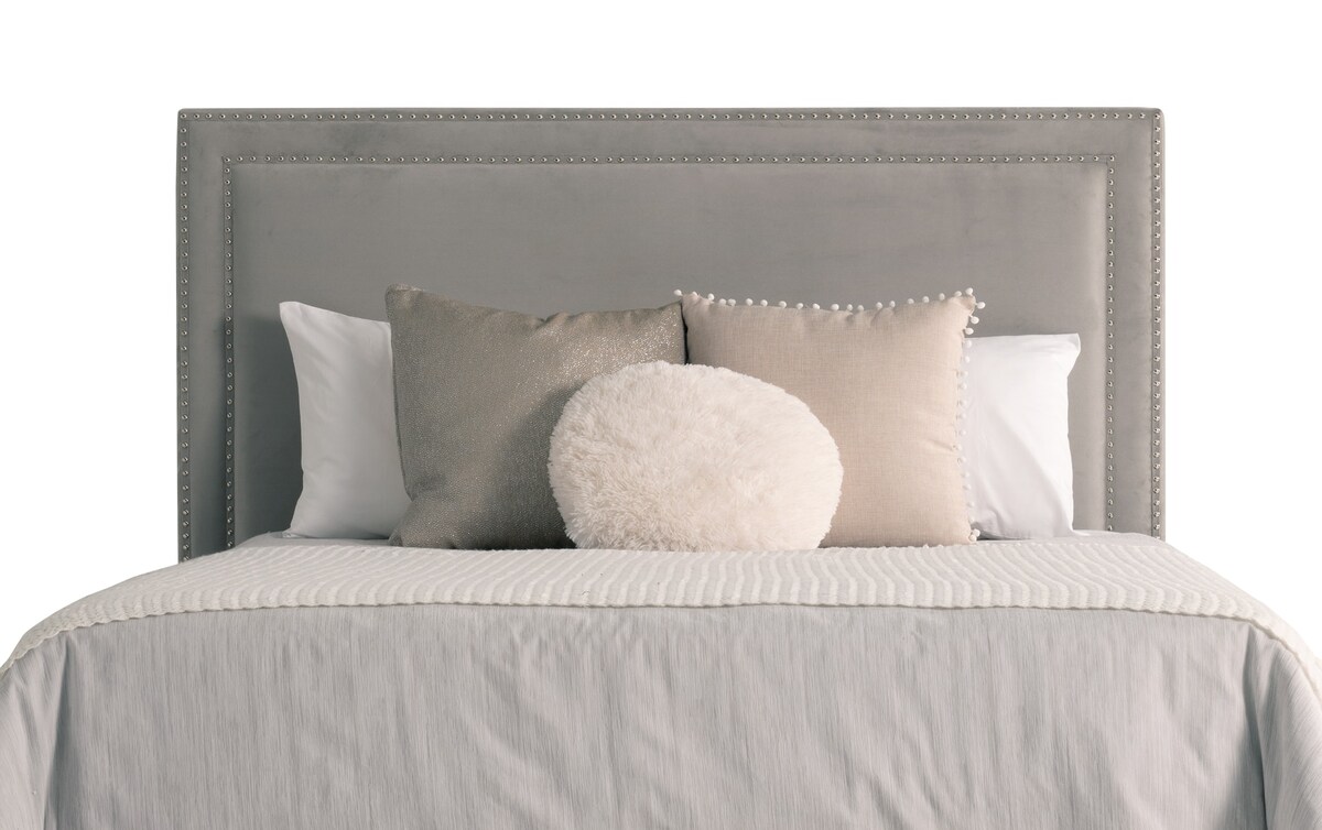 Tremont Queen Gray Upholstered Bed queen